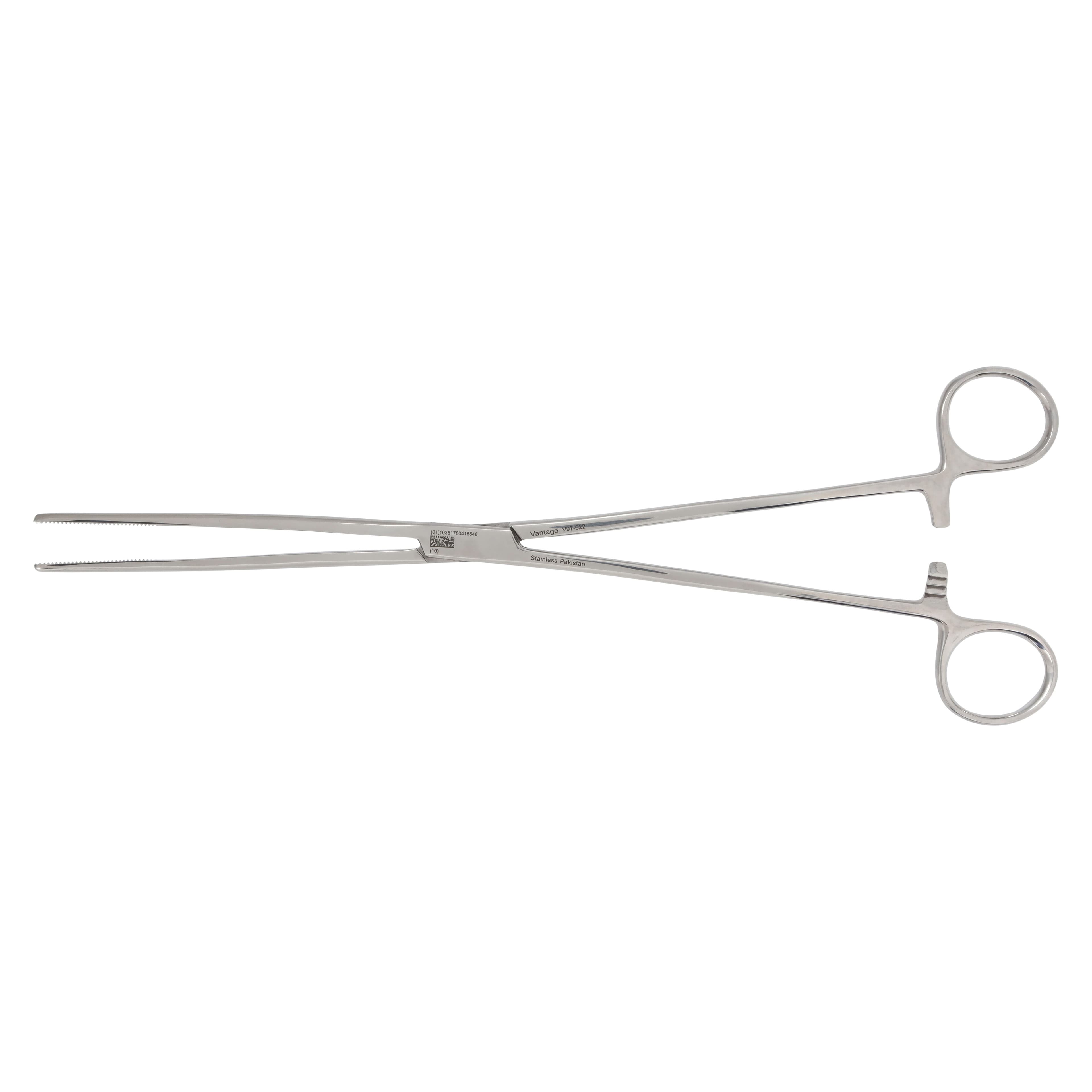 Vantage Bozeman Dressing Forceps, Double Curve, 10-1/2" (26.7 cm), Stainless Steel, Autoclavable, Each thumbnail 5