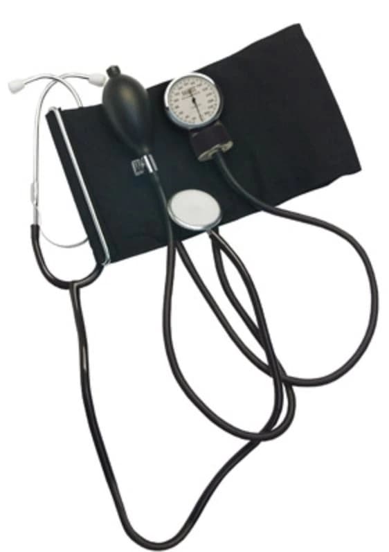 Graham-Field Ultra Aneroid Sphygmomanometer Kit, Black, Latex-Free, Each - Ultra Sphygmomanometer - Image 1