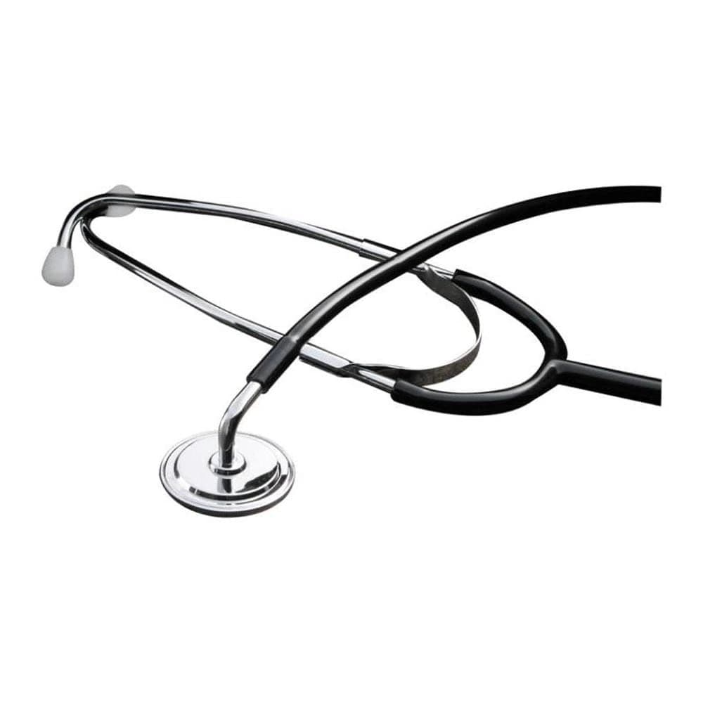 Dukal Tech-Med Bowles Stethoscope, Black, PVC Y Tubing, Single Head thumbnail 2