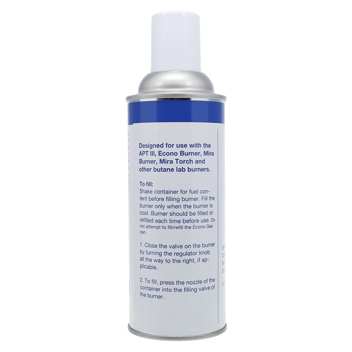 Hager Worldwide APT II/III Econo Butane Gas Refill, 6 oz (177 ml) Can, 1/Pk, 605141 thumbnail 3
