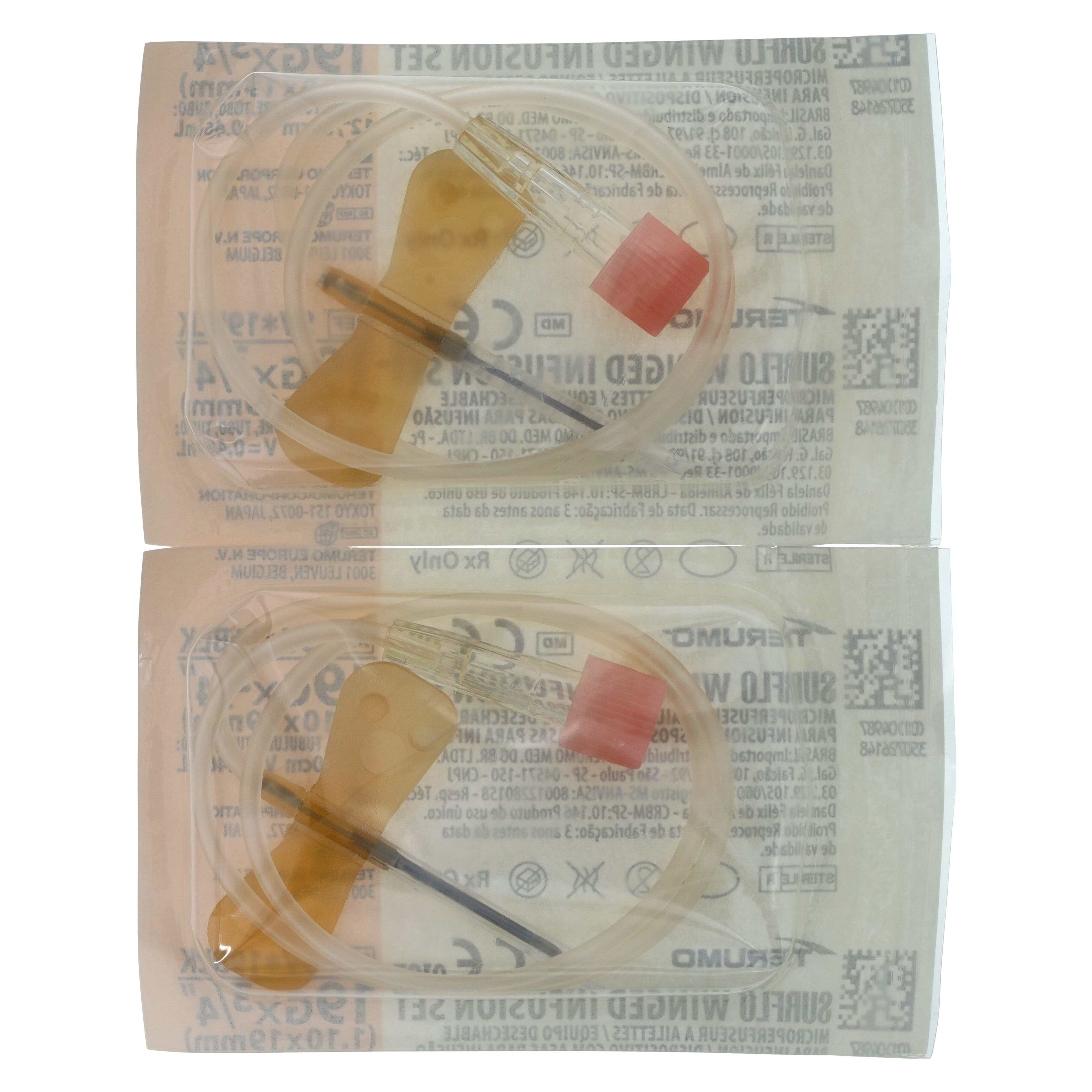 Terumo Surflo Winged Infusion Set, 19 Gauge, 3/4" Needle, 12" Tubing, Sterile, Non-DEHP, Latex-Free, 50/Box thumbnail 4