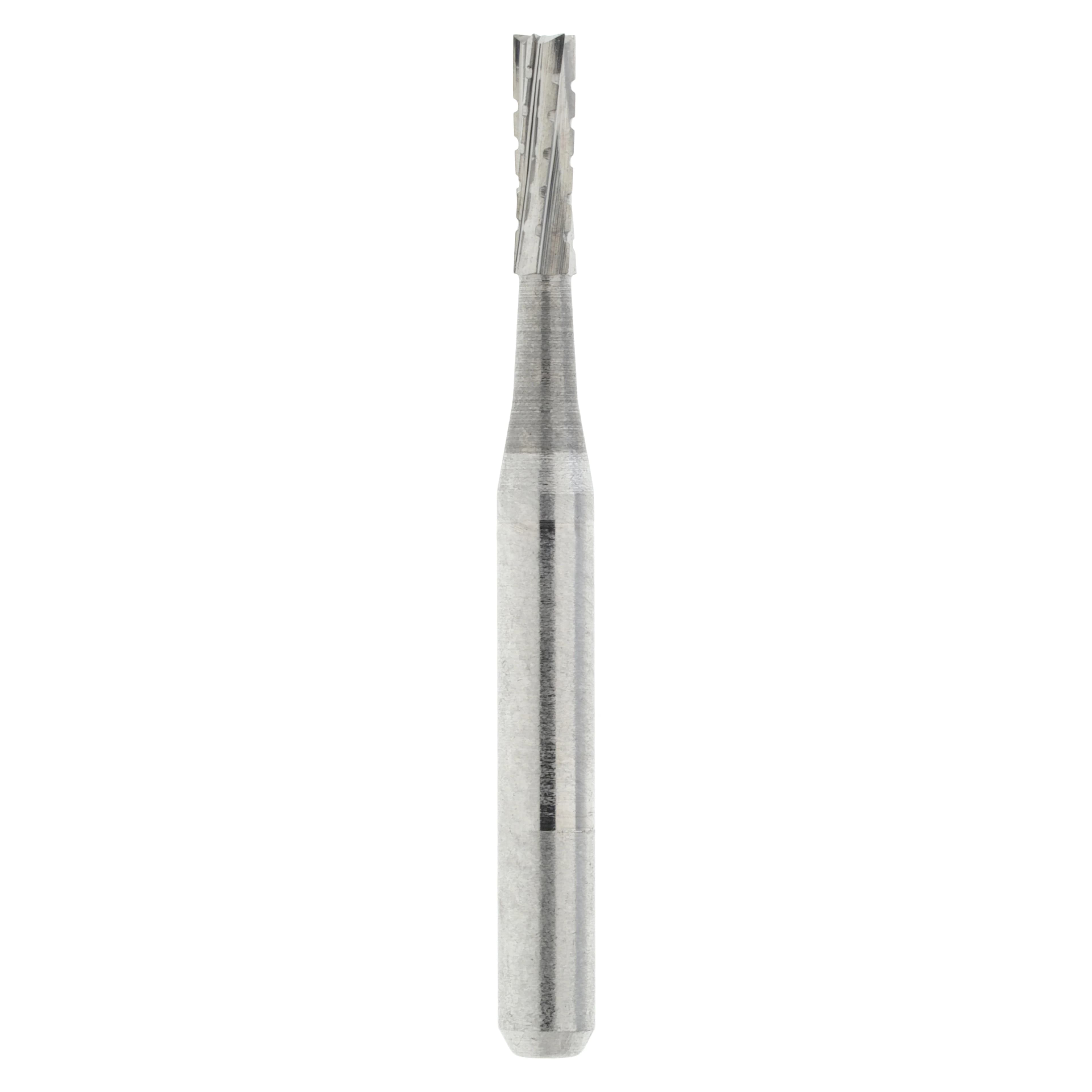 Henry Schein Carbide Bur FGSS 557, Fissure, Friction Grip Short Shank, Non-Sterile, 10/Pkg - Carbide Bur FGSS 557 - Image 1
