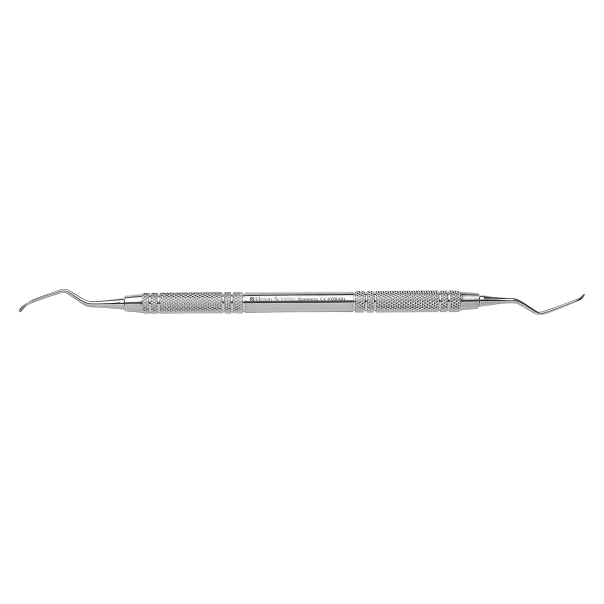 Henry Schein Columbia Curette Double End 2R/2L, Solid Handle, Stainless Steel, Each - 2R/2L Columbia Curette - Image 1