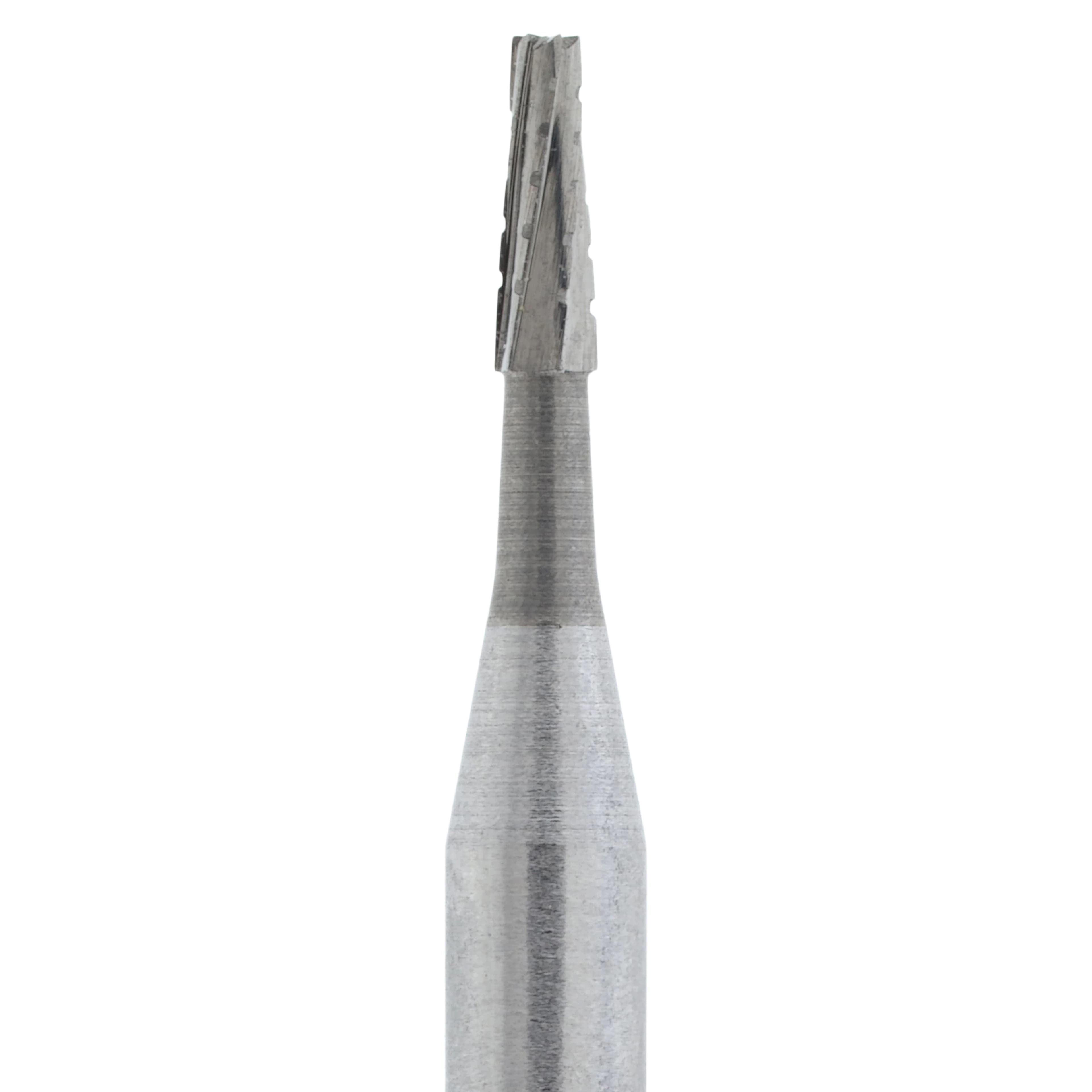 Carbide Bur RA 701, Non-Sterile, Operative Tapered Fissure, Latch Angle, 10/Pk thumbnail 4