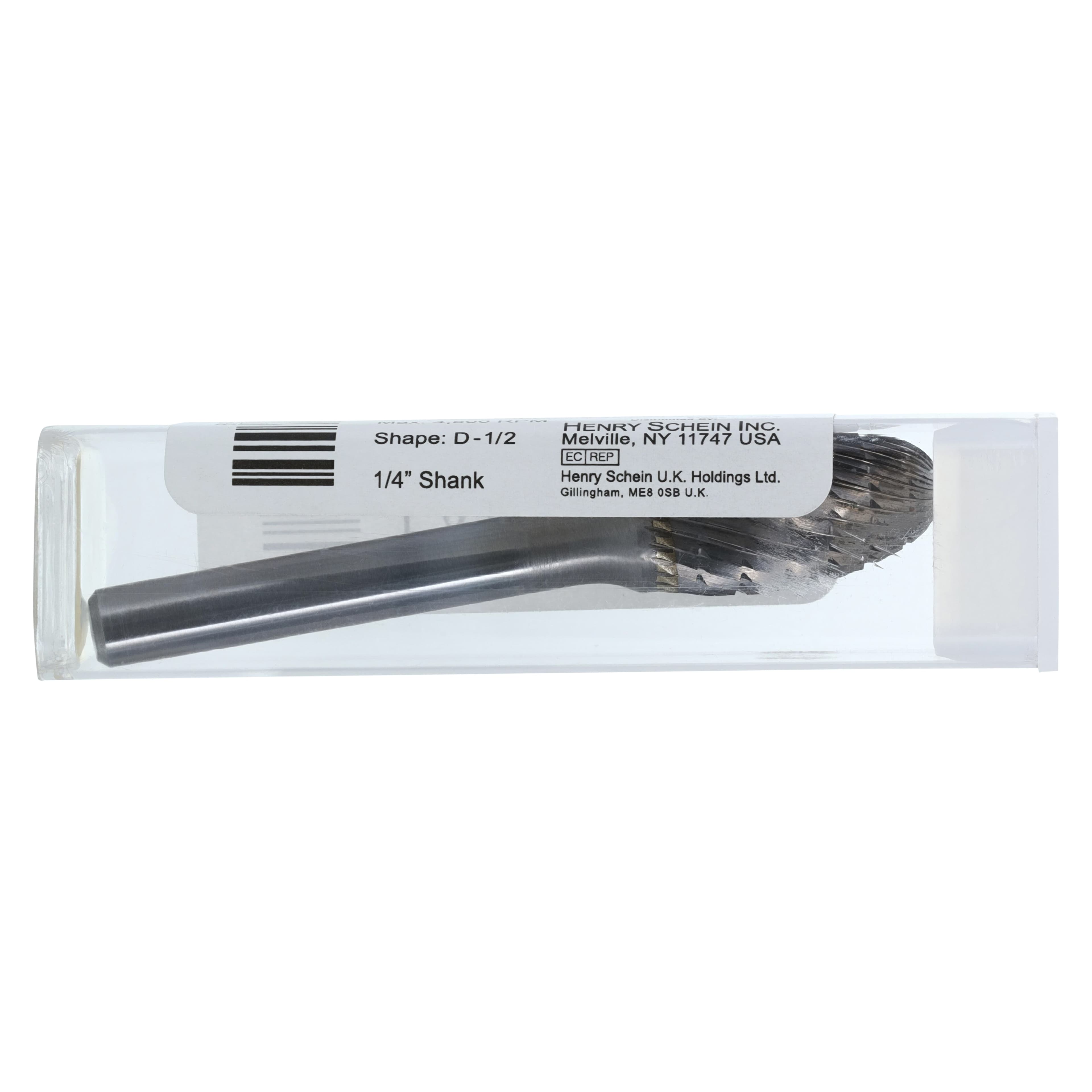 Henry Schein Egg Regular Cut Lathe Carbide Bur, 1/4" Shaft, Laboratory Use, Each thumbnail 7