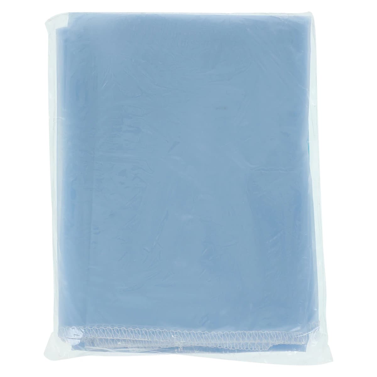 Crosstex Patient Barrier Apron, Plastic, Knee Length, 27" x 44", Blue, 1/Pk, NP4BL thumbnail 2