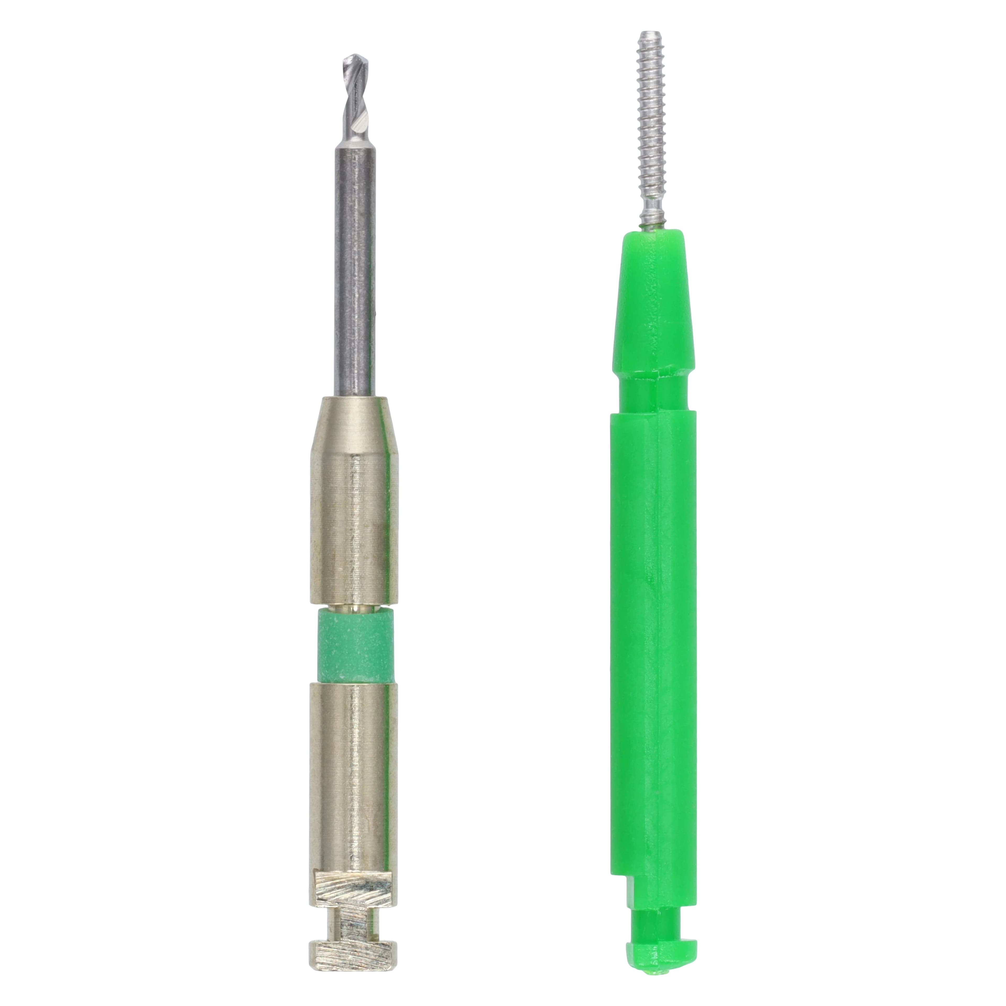 Stabilok Standard Dentin Pins Kit, Stainless Steel, .027" (0.68mm), Green, 20 Pins + 1 Drill, PF-15362 thumbnail 2
