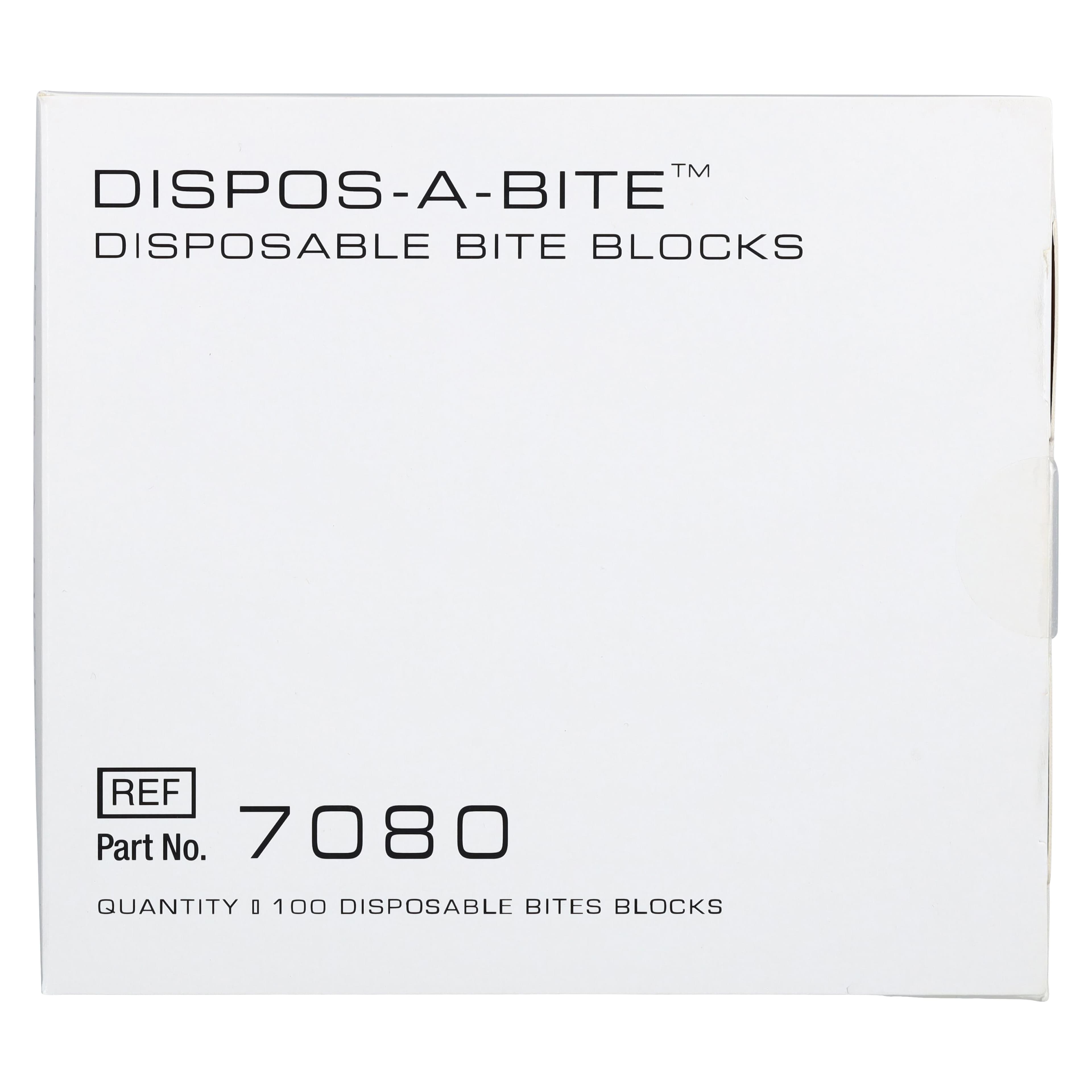 Kerr Dispos-a-Bite Disposable Bite Block for Panoramic X-Ray, Fits Belmont Autopan/Fiad-Rotograph, White, 100/Box, #7080C thumbnail 4