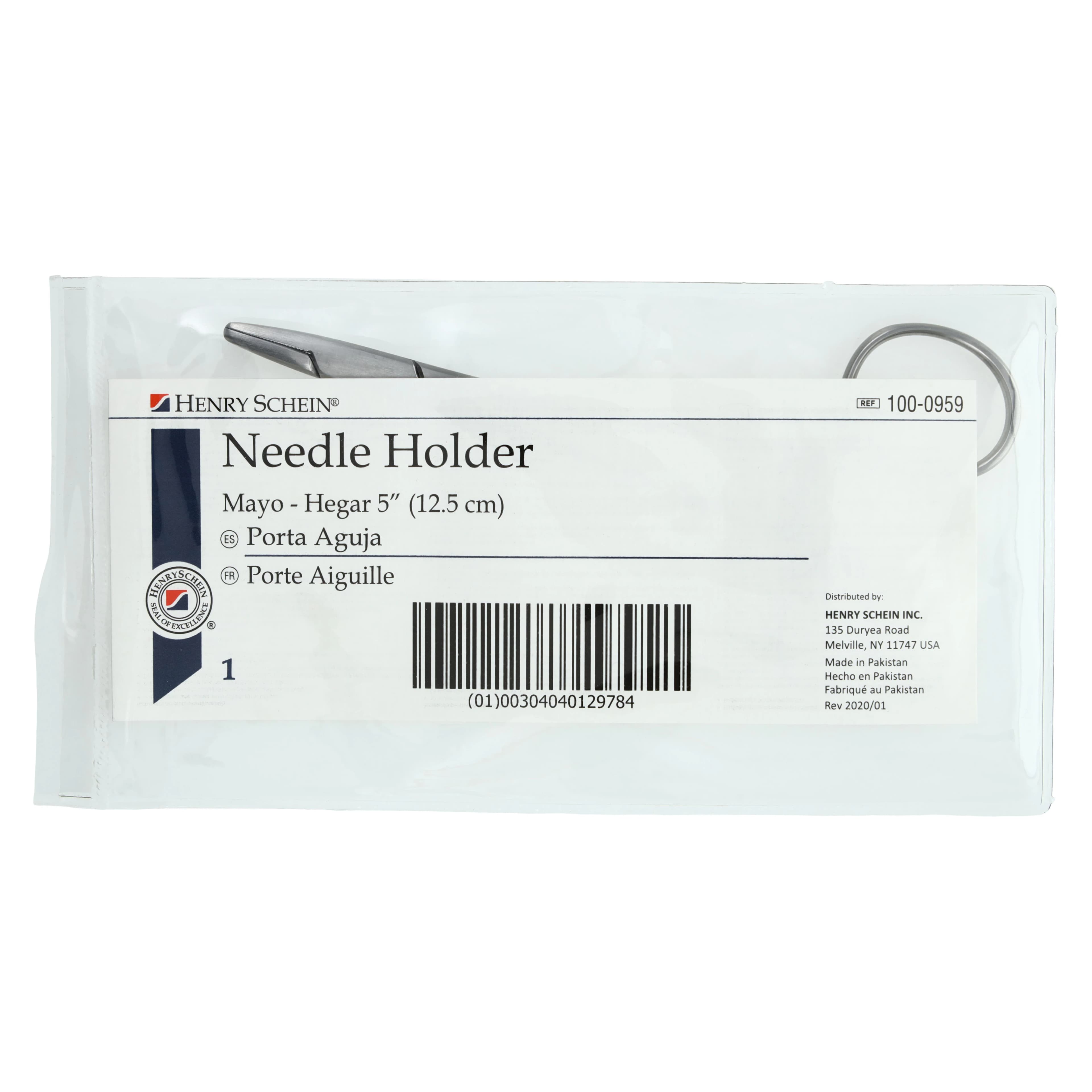 Henry Schein Mayo-Hegar Needle Holder, 5" thumbnail 2