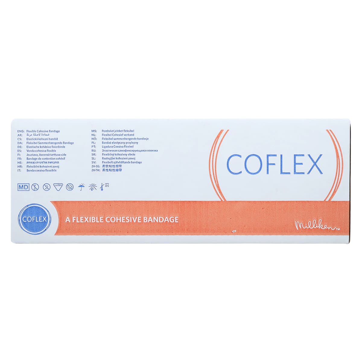 CoFlex LF Cohesive Bandage, 3" x 5 yd, Tan, Non-Sterile, 24/Box thumbnail 3