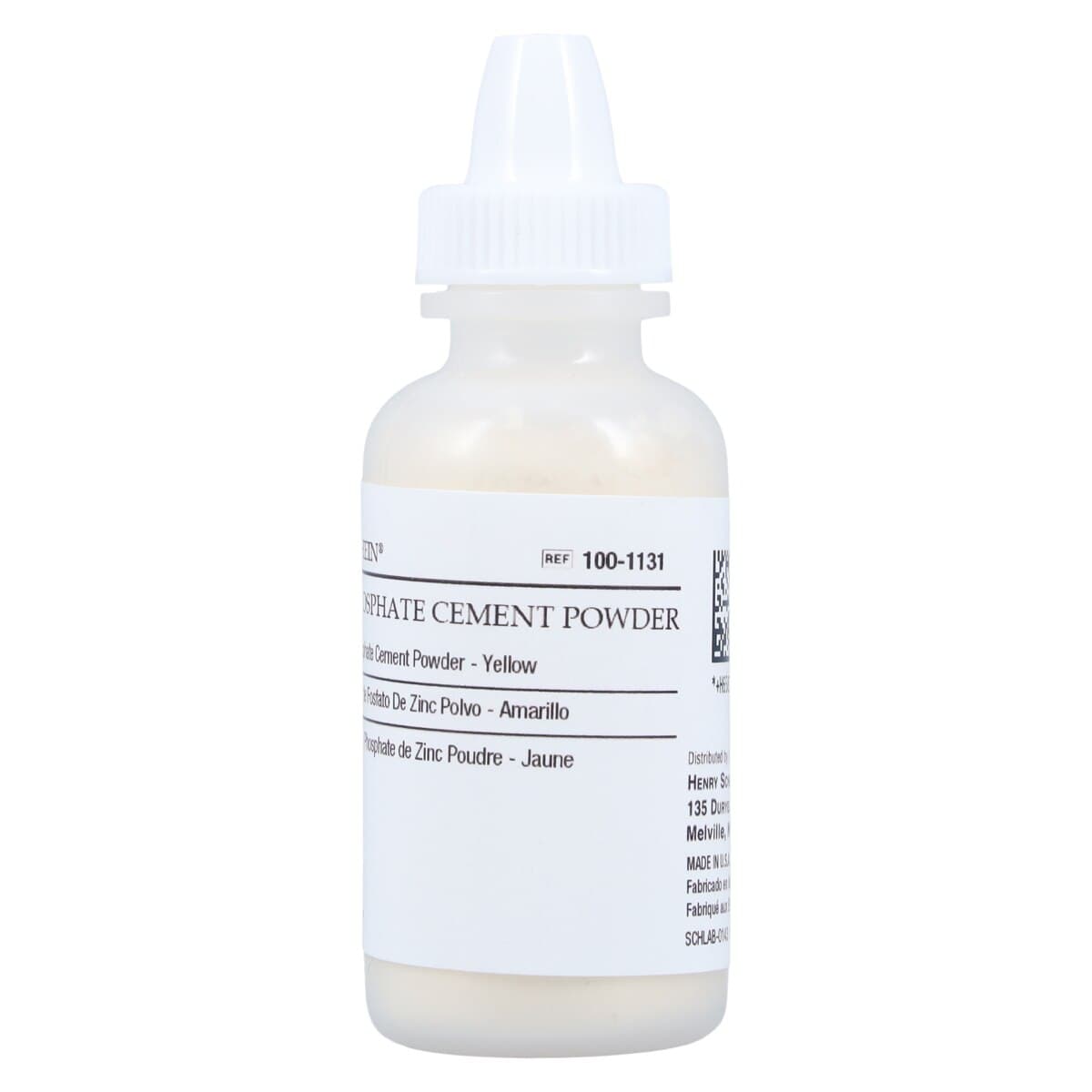 Henry Schein Zinc Phosphate Cement Powder, Yellow, 29 g Bottle thumbnail 3
