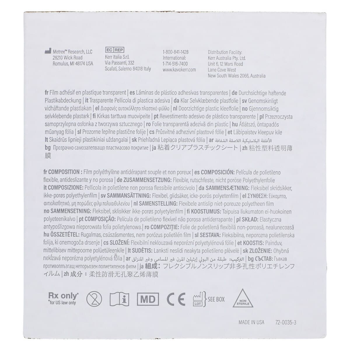 Pinnacle Cover-All Barrier Film, Clear, 4" x 6", 1200/Roll, 3700-C thumbnail 4