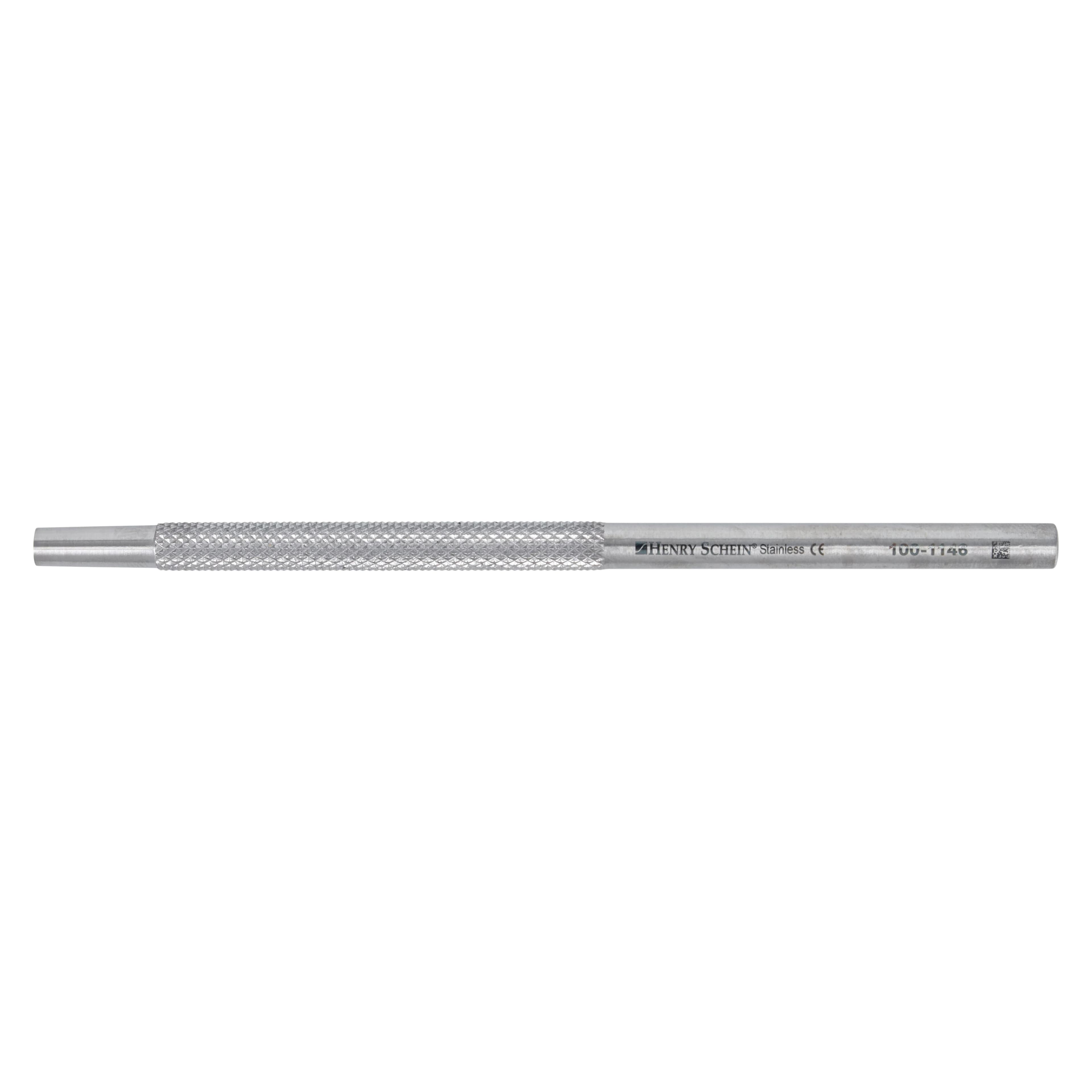 Henry Schein Deluxe Round Mirror Handle, Cone Socket, Stainless Steel, Each - Mirror Handle Deluxe Round - Image 1