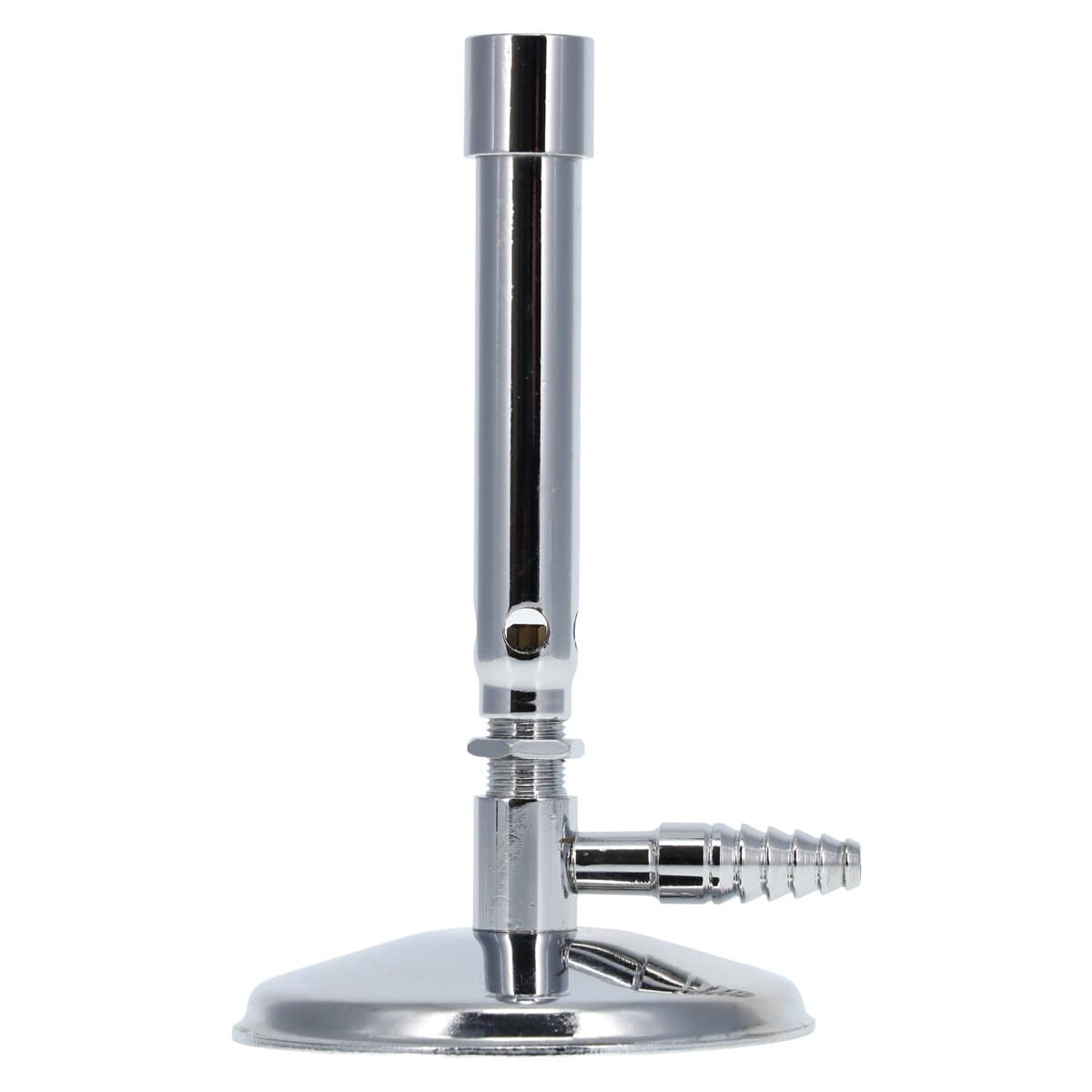 Grobet Bunsen Burner #100, Natural Gas, 5" Height, 8mm Tubing, Nickel-Plated thumbnail 3