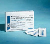 Absorbent Points #504, XX-Fine, White, Sterile, 200/Box thumbnail 2