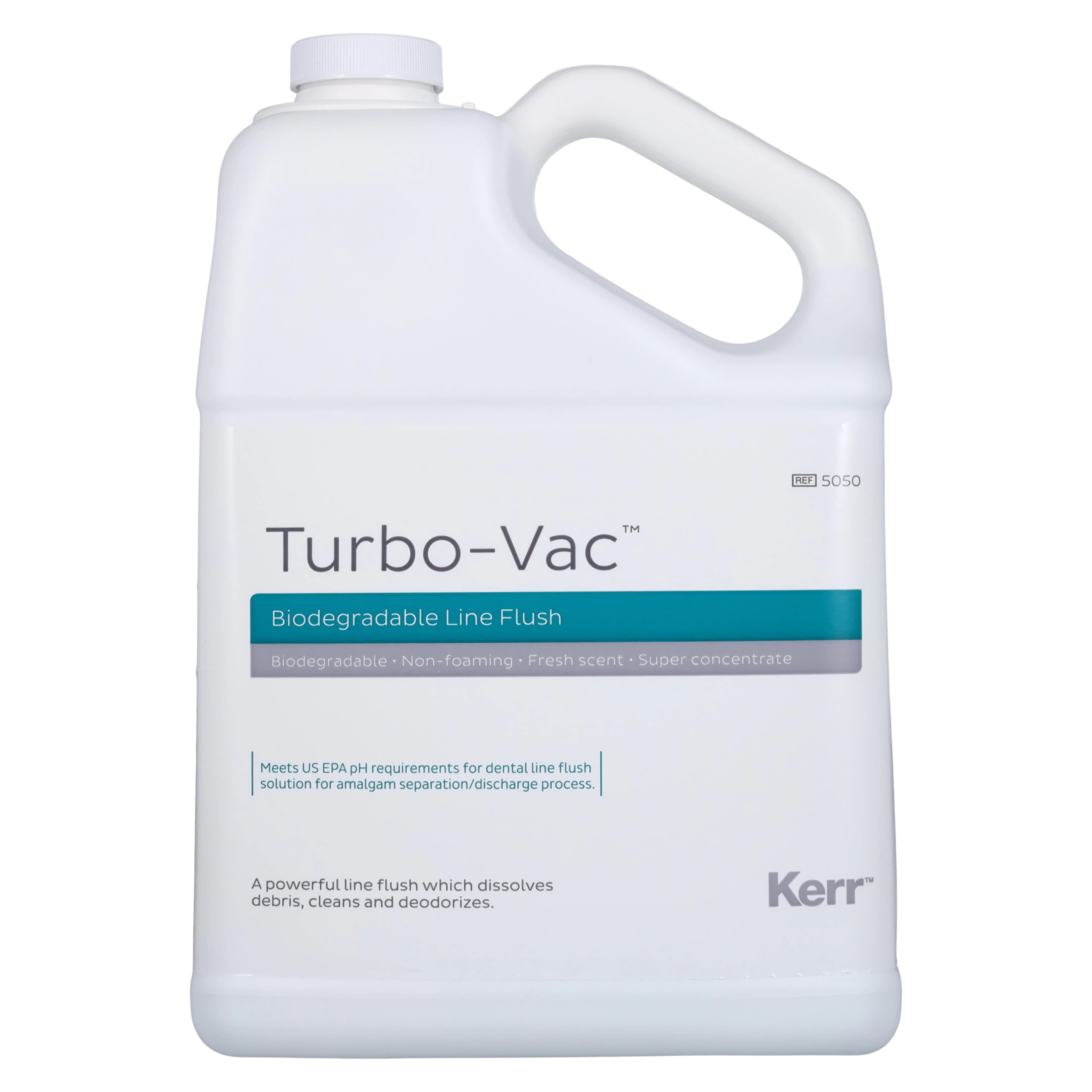 Kerr TotalCare Turbo-Vac Evacuation System Cleaner, Non-Foaming, Biodegradable, 1 Gallon Bottle, 5050-1/5050C thumbnail 3