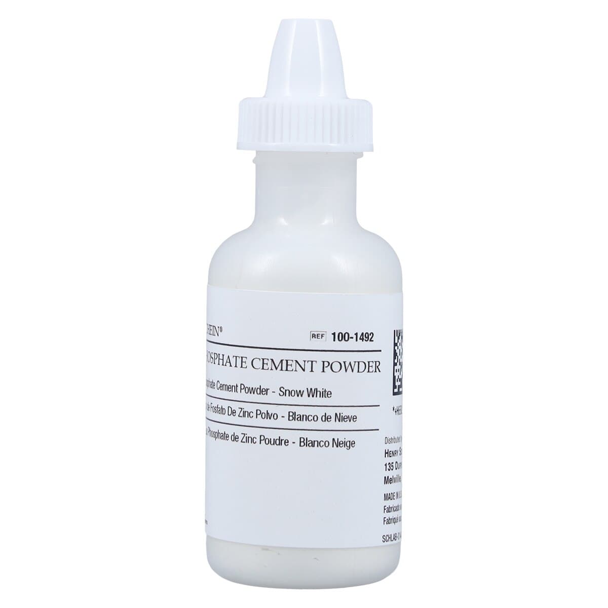 Henry Schein Zinc Phosphate Cement Powder, Snow White, 29 g Bottle thumbnail 4
