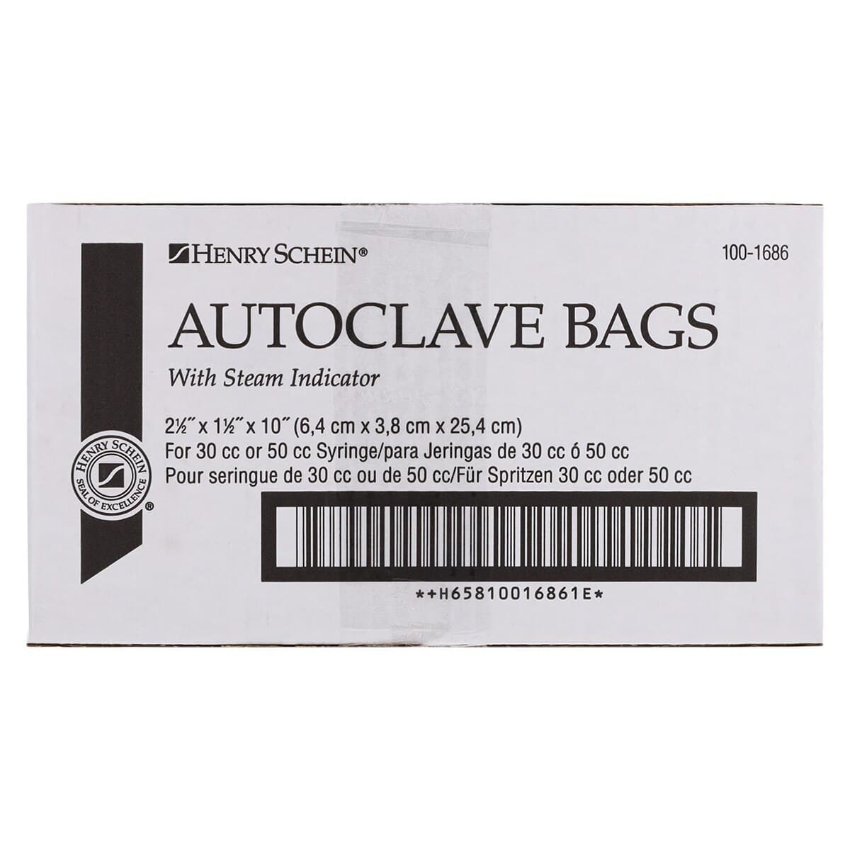 Henry Schein Autoclave Bags, Self-Seal, 10 in x 2.5 in, White, 1000/Box thumbnail 5