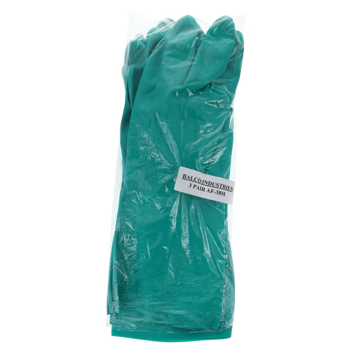 Best Manufacturing Group Nitrile Utility Gloves, Powder-Free, Medium, Green, 3 Pairs/Package thumbnail 2