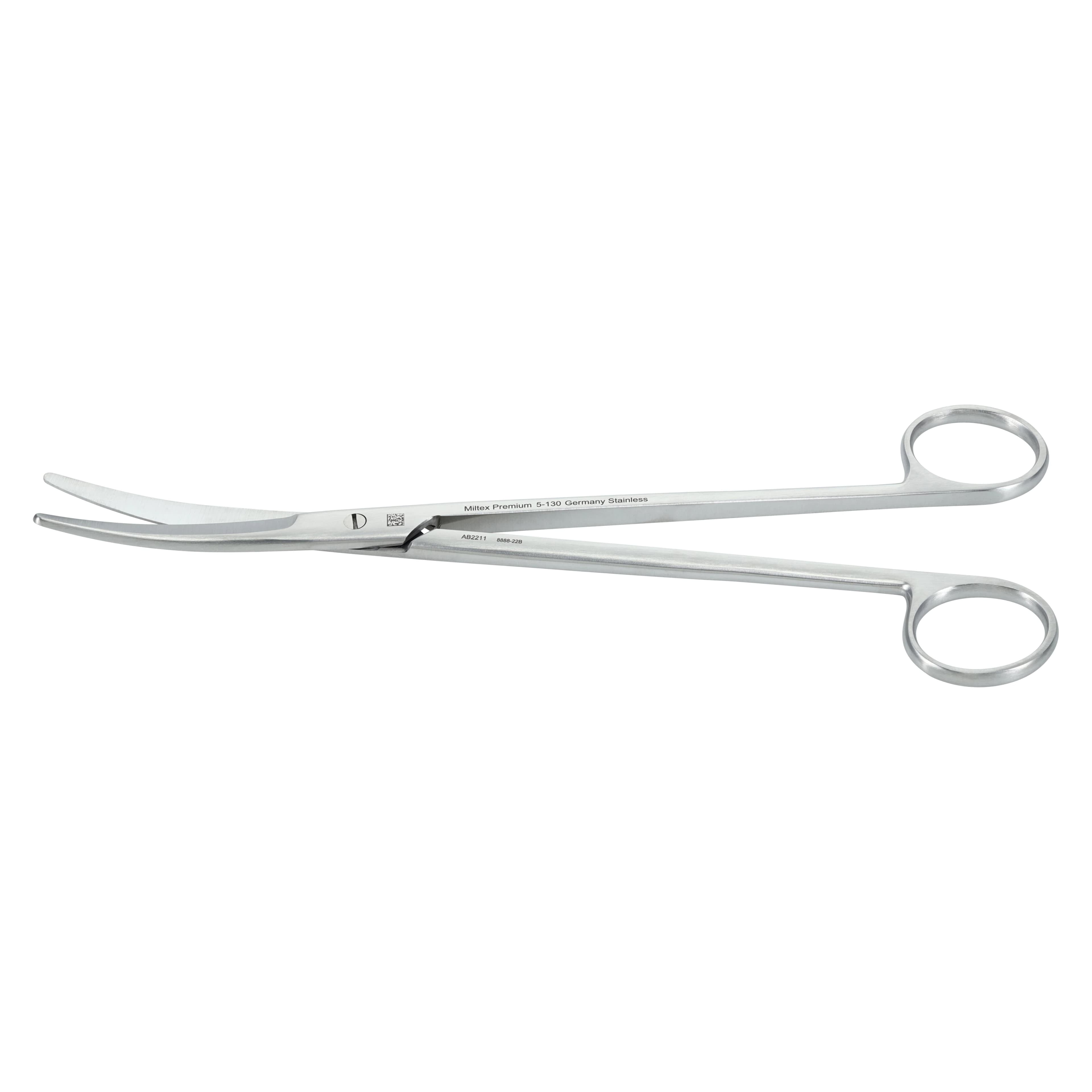 Miltex Mayo Dissecting Scissors, Curved, 9" (23 cm), Stainless Steel, Reusable, Autoclavable thumbnail 2