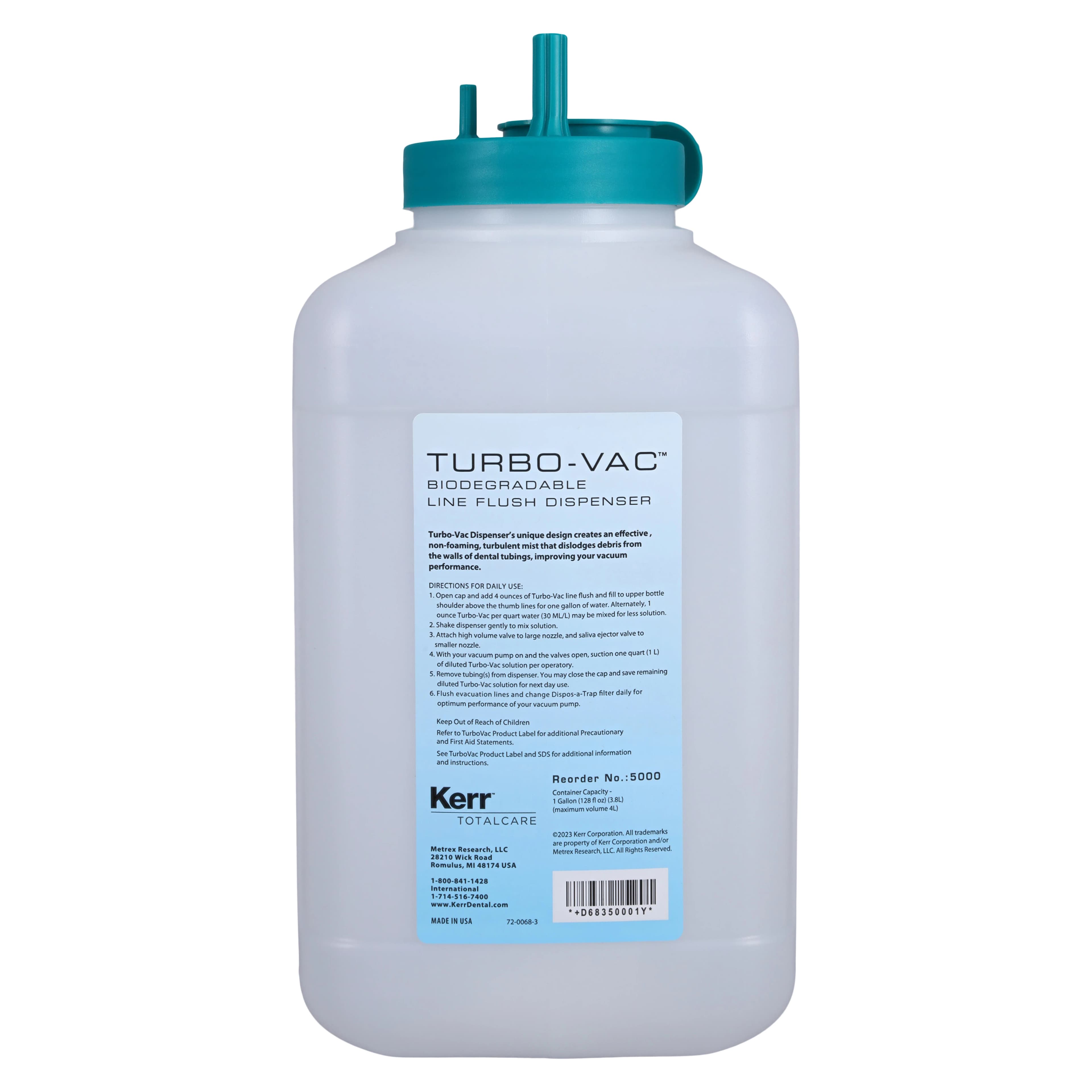 Turbo-Vac Dispenser (5000-1), Empty, No Cleaning Solution - Turbo Vac® Dispenser - Image 1