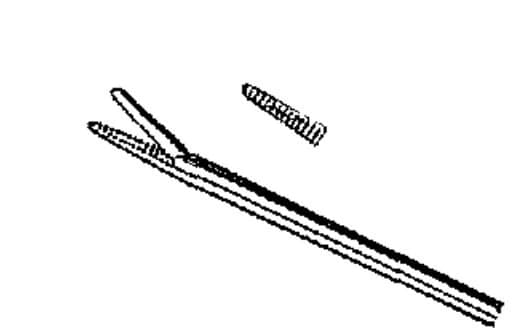 Hartman-Noyes Alligator Forcep, 3-1/4" Stainless Steel, Autoclavable, Each - Hartman-Noyes Alligator Forcep - Image 1