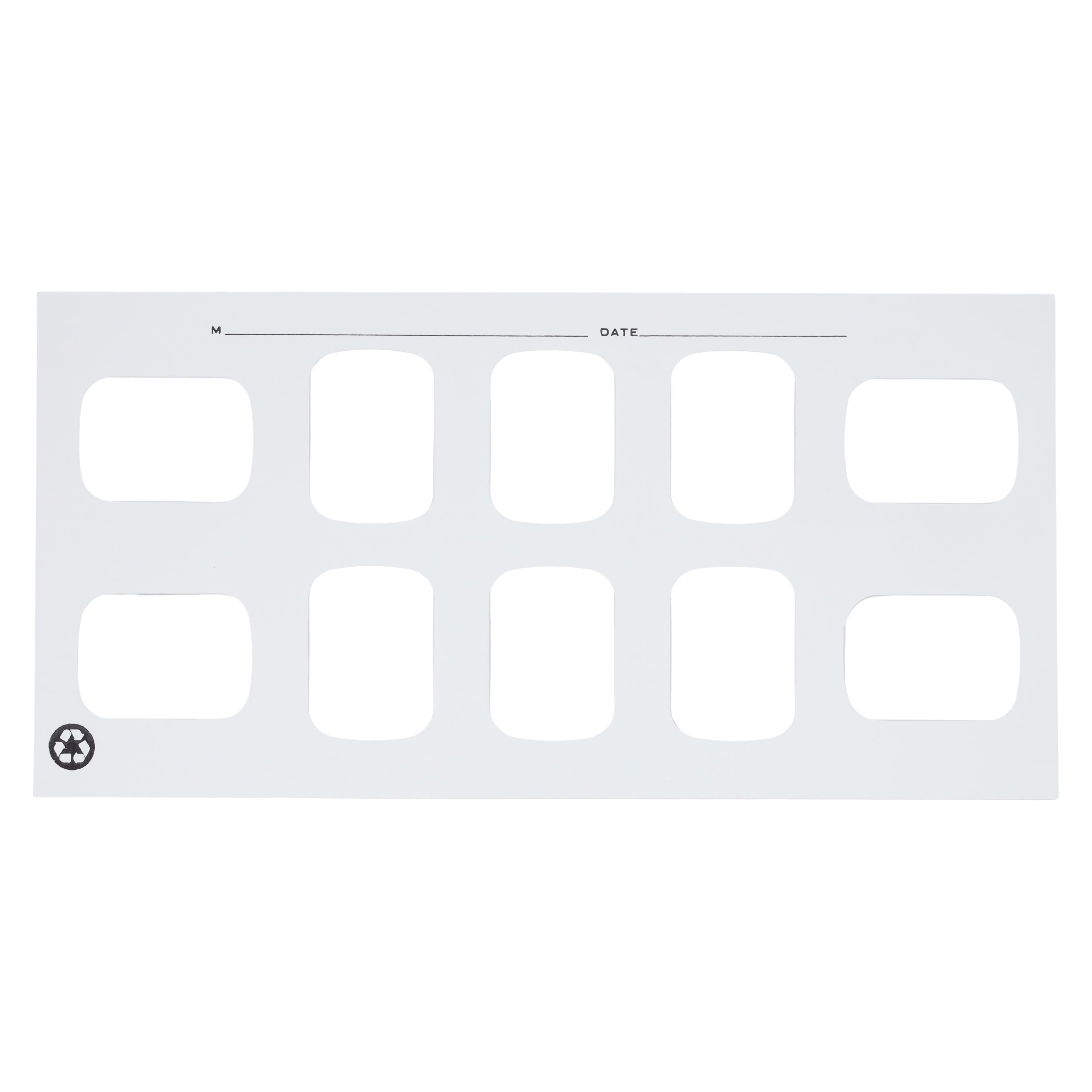 Klear-Vue Cardboard X-Ray Film Mounts, 4H-6V, #2 Gray, 100/Box thumbnail 3