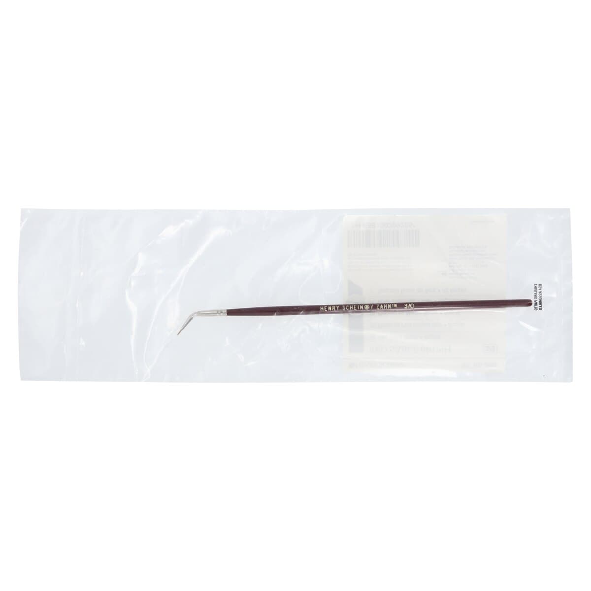 Red Sable Angled Ceramist Brush #000 thumbnail 2