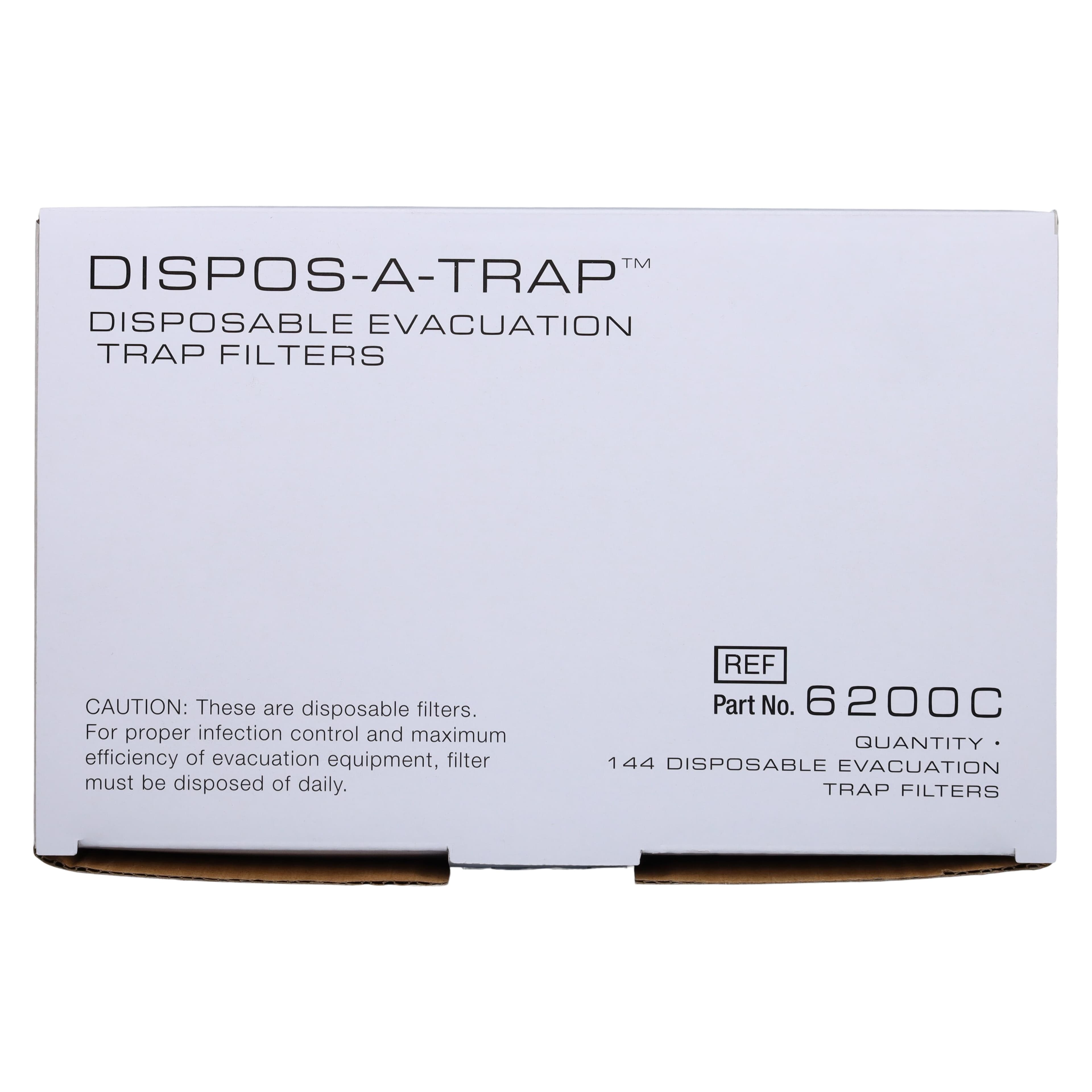 Dispos-a-Trap Disposable Evacuator Trap, Model 6200-C, 2 3/4" Diameter, 144/Pkg thumbnail 6