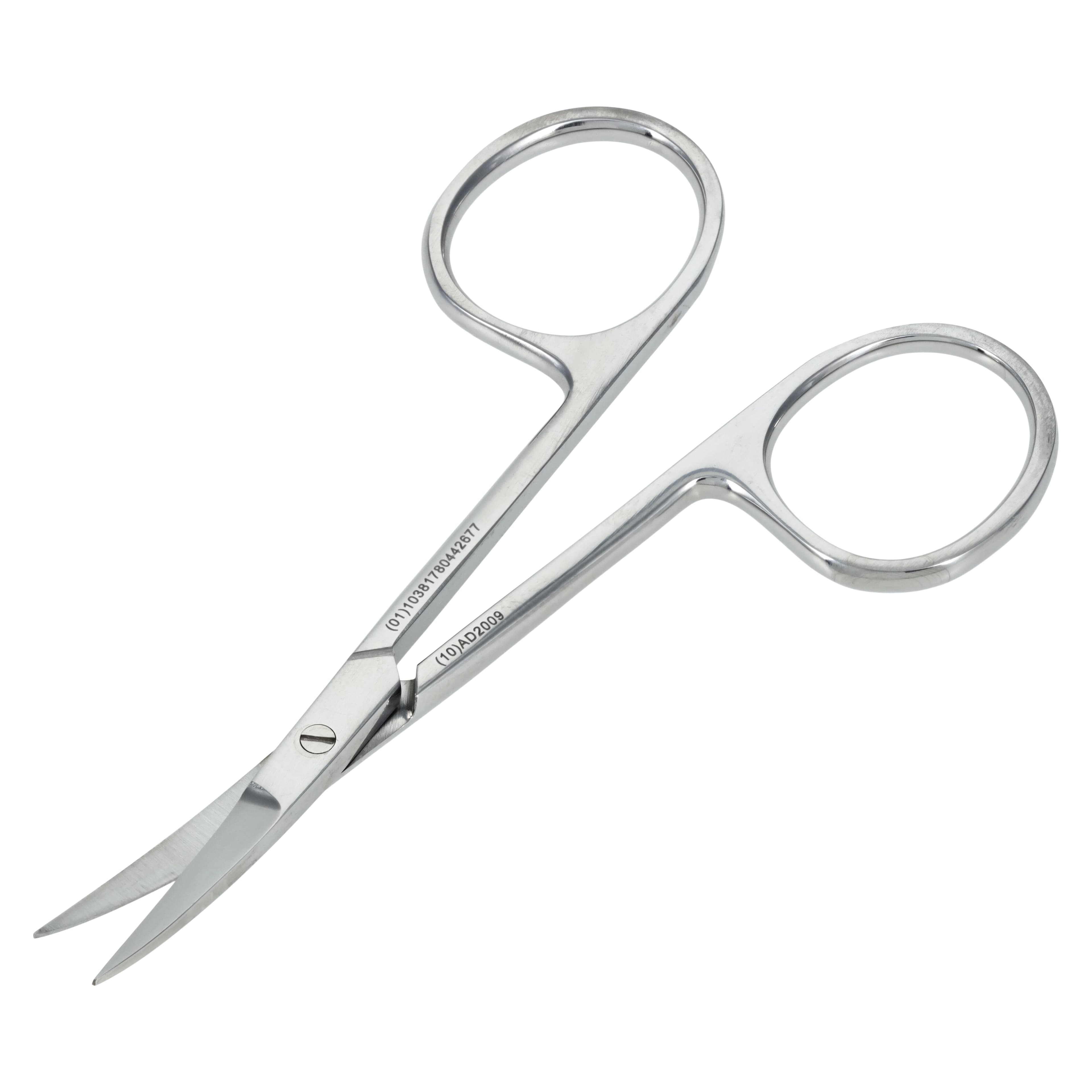 Miltex Cuticle Scissors, 3.5" Curved, German Chrome, Each, 01KEZKNKNCYVCPTYK92T6G9Q23 thumbnail 4