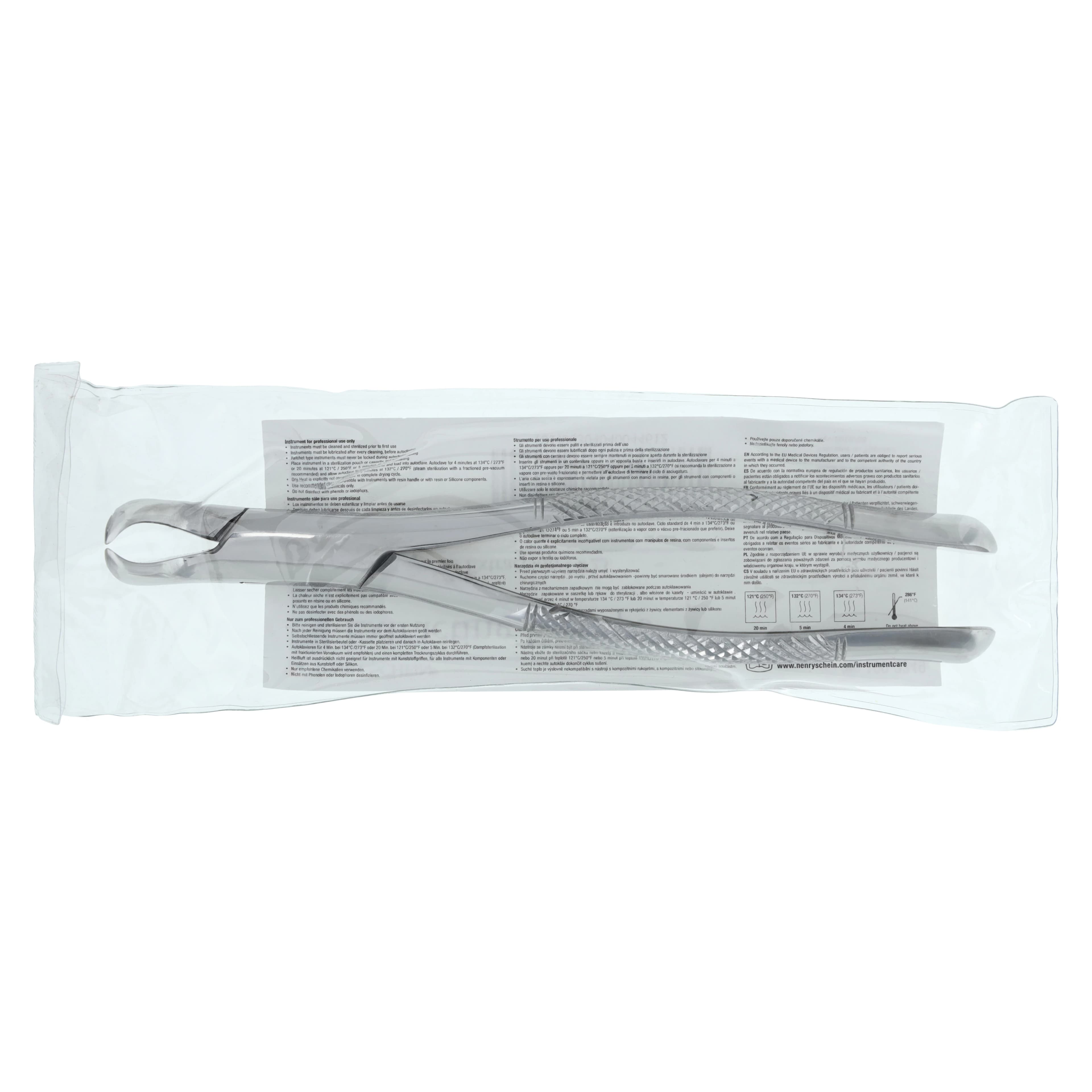HSI Surgical Extracting Forceps, Size 23, 1st and 2nd Molar Lower, Universal Cowhorn, Stainless Steel, Each thumbnail 5