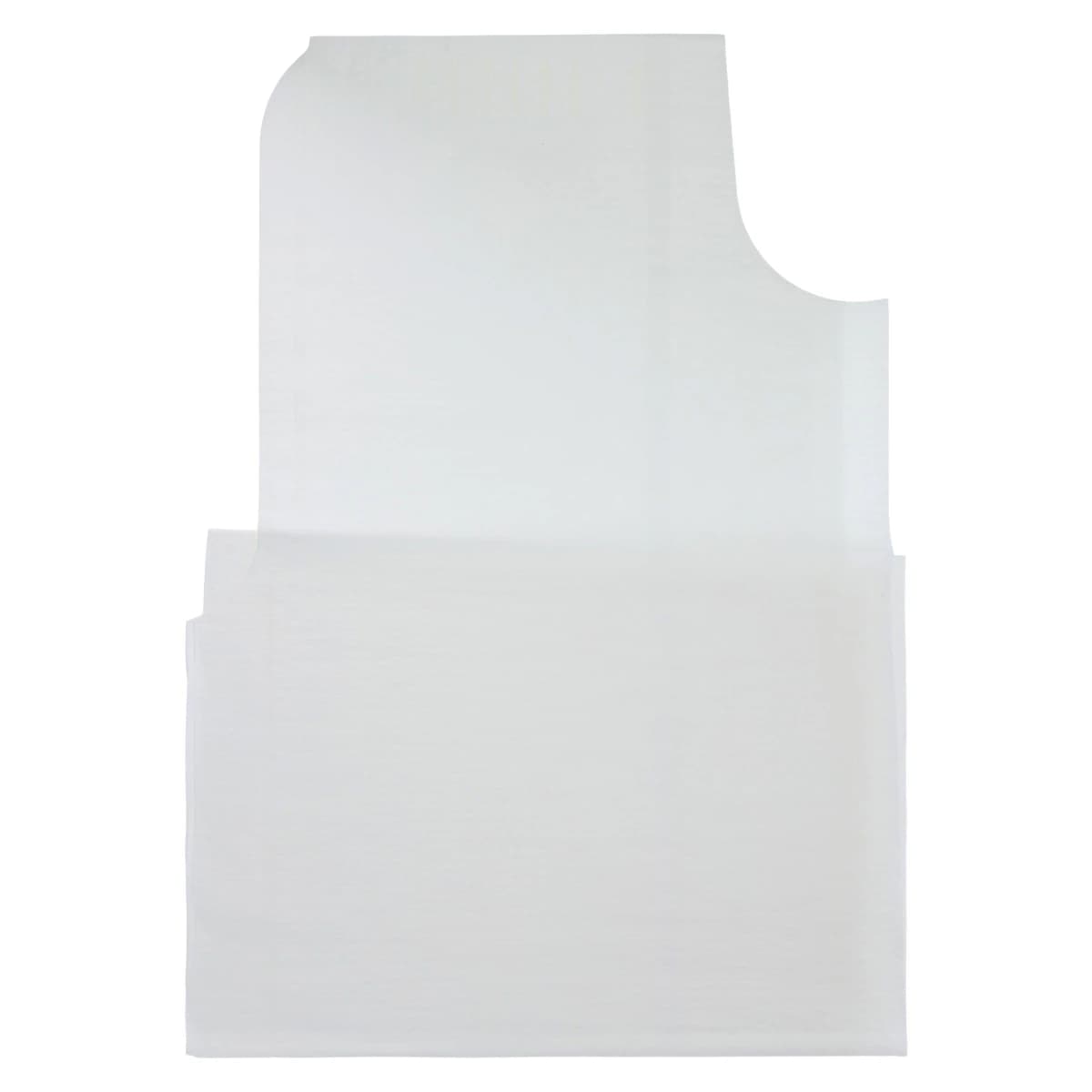 Henry Schein Premium Exam Gown Deluxe TPT, Tissue/Poly/Tissue, Fluid Resistant, White, 30 in x 42 in, Medium/Large, 50/Case - Gown Exam Deluxe TPT White - Image 1