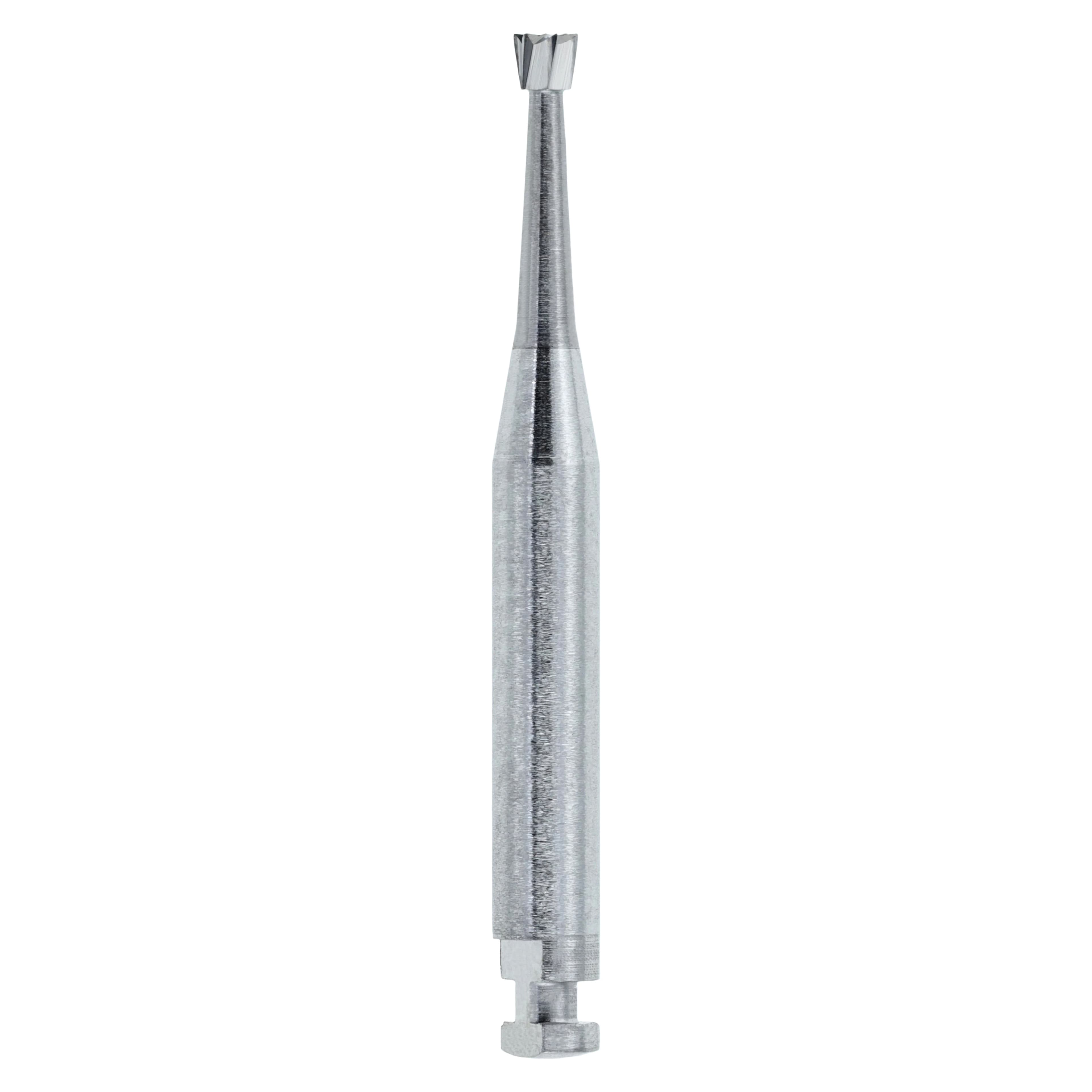 Carbide Bur RA 37, Non-Sterile, Operative, Inverted Cone, Latch Angle, 10/Pk thumbnail 2