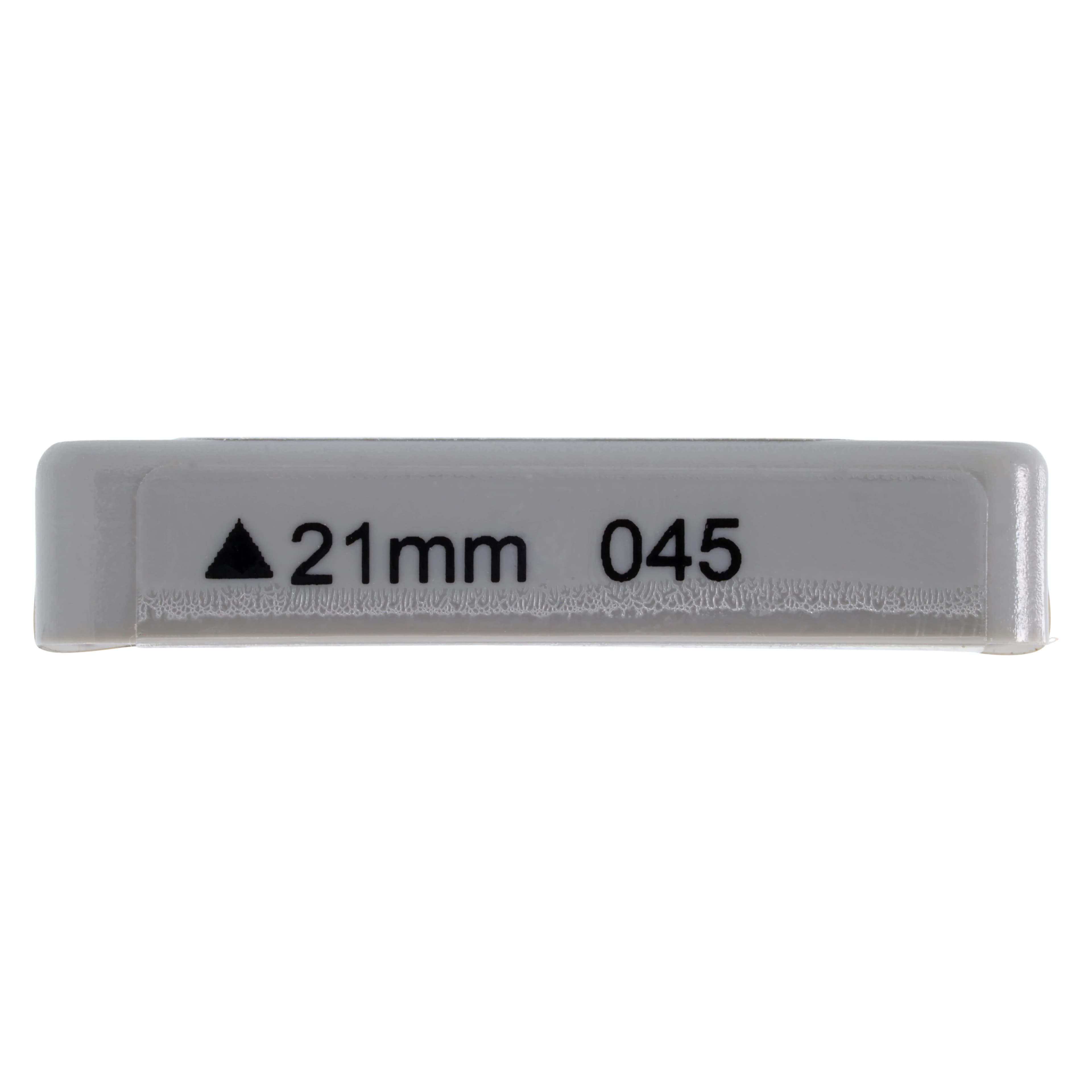 Maxima Hand Reamer, Size 45, 21mm, Stainless Steel, White Color Coded, 6/Box thumbnail 4