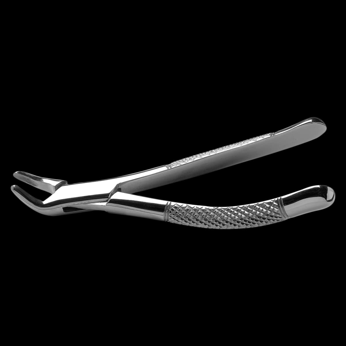 Henry Schein Extracting Forceps #151S SG, Serrated, 6 in, Incisor Bicuspid & Root, Lower Universal, Stainless Steel - Forcep Extracting #151S SG - Image 1