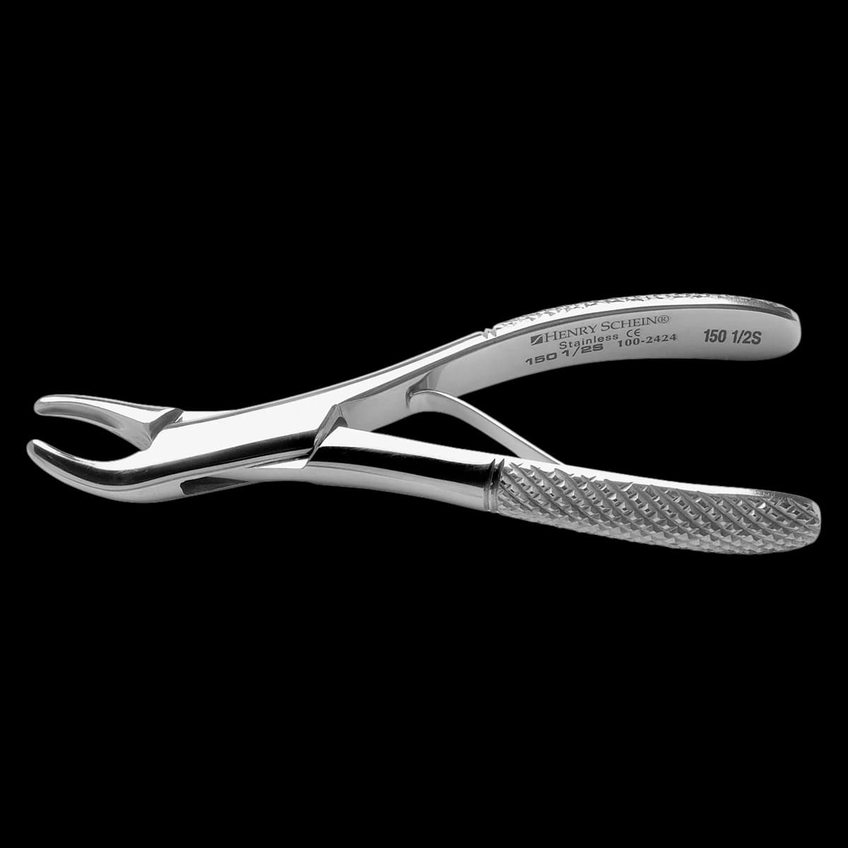 HSI Surgical Extracting Forceps, Size 150.5S, Incisor Bicuspid and Root, Upper Universal, Spring, Stainless Steel, Each - Forcep Extracting - Image 1