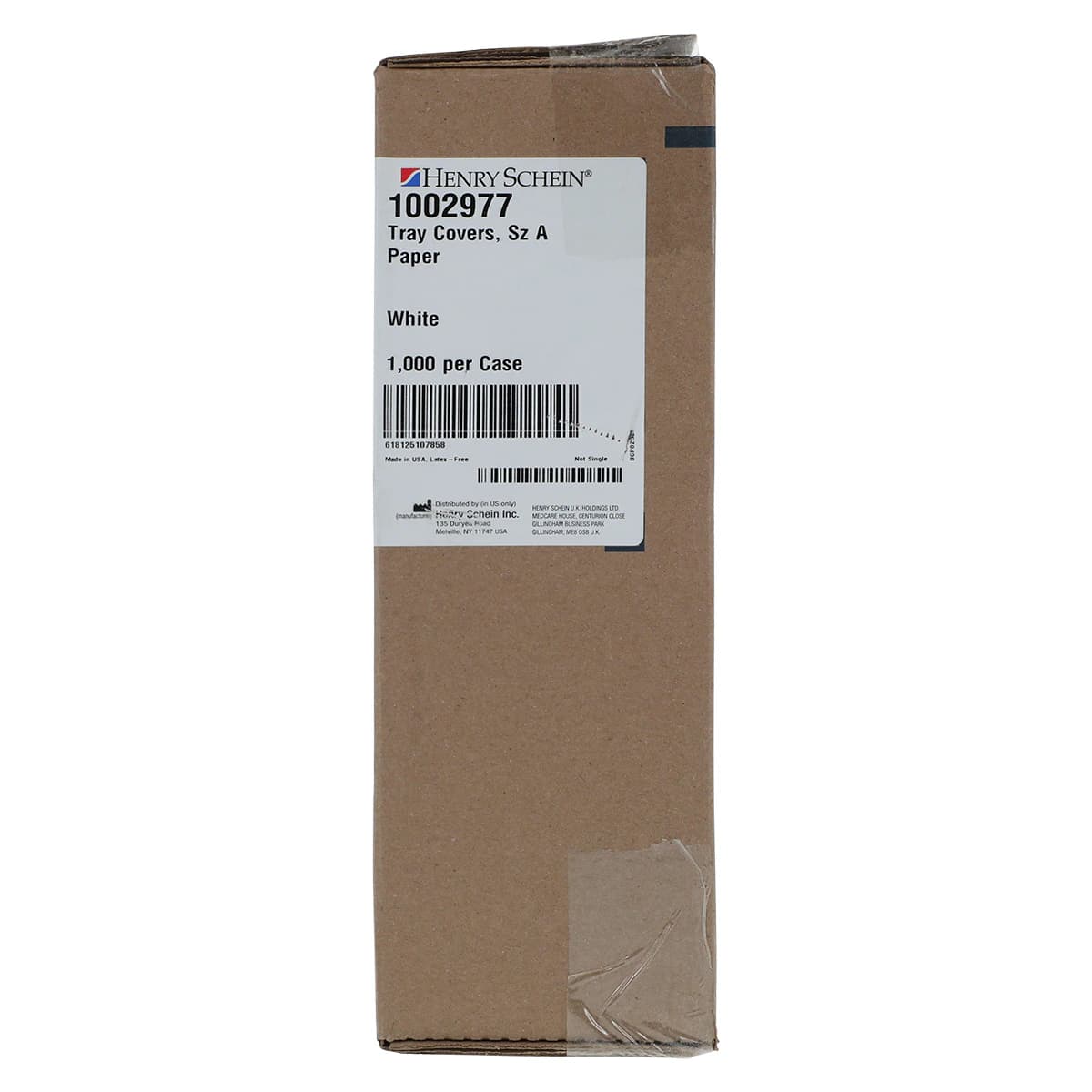 Henry Schein Chayes Weber A Tray Cover, 9.5" x 12.375", White, Disposable Paper, 1000/Case thumbnail 2