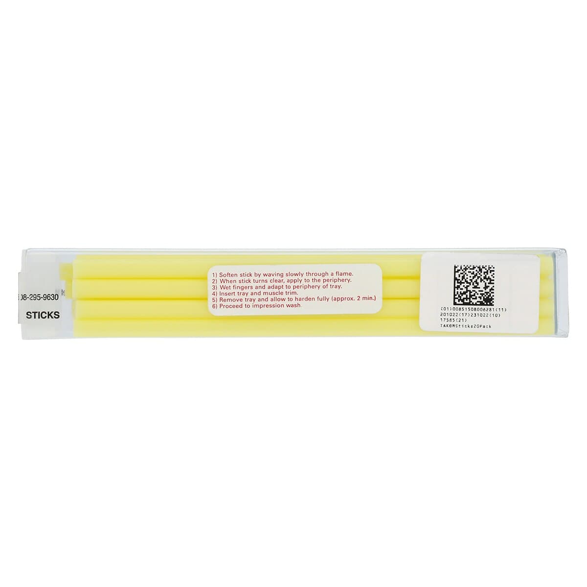 Tak Systems Hydroplastic Border Mold Sticks, Yellow, 20/Pkg, 1302 thumbnail 3