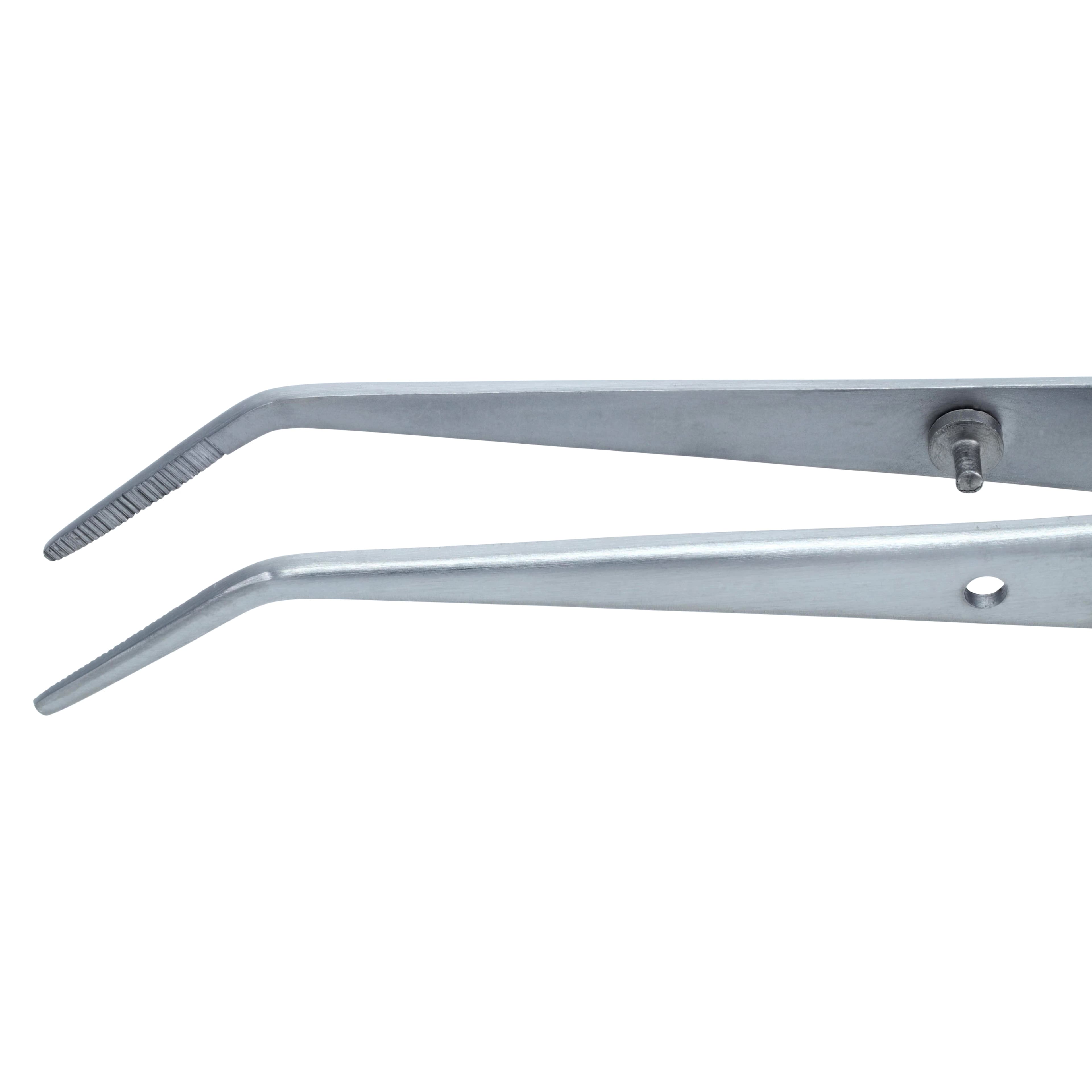 317 Cotton Pliers, Serrated, Stainless Steel, Each thumbnail 2