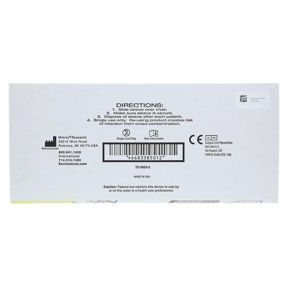 Pinnacle Chair Sleeve, X-Large, 29" x 80", Clear, 125/Roll, 3850-XL thumbnail 4