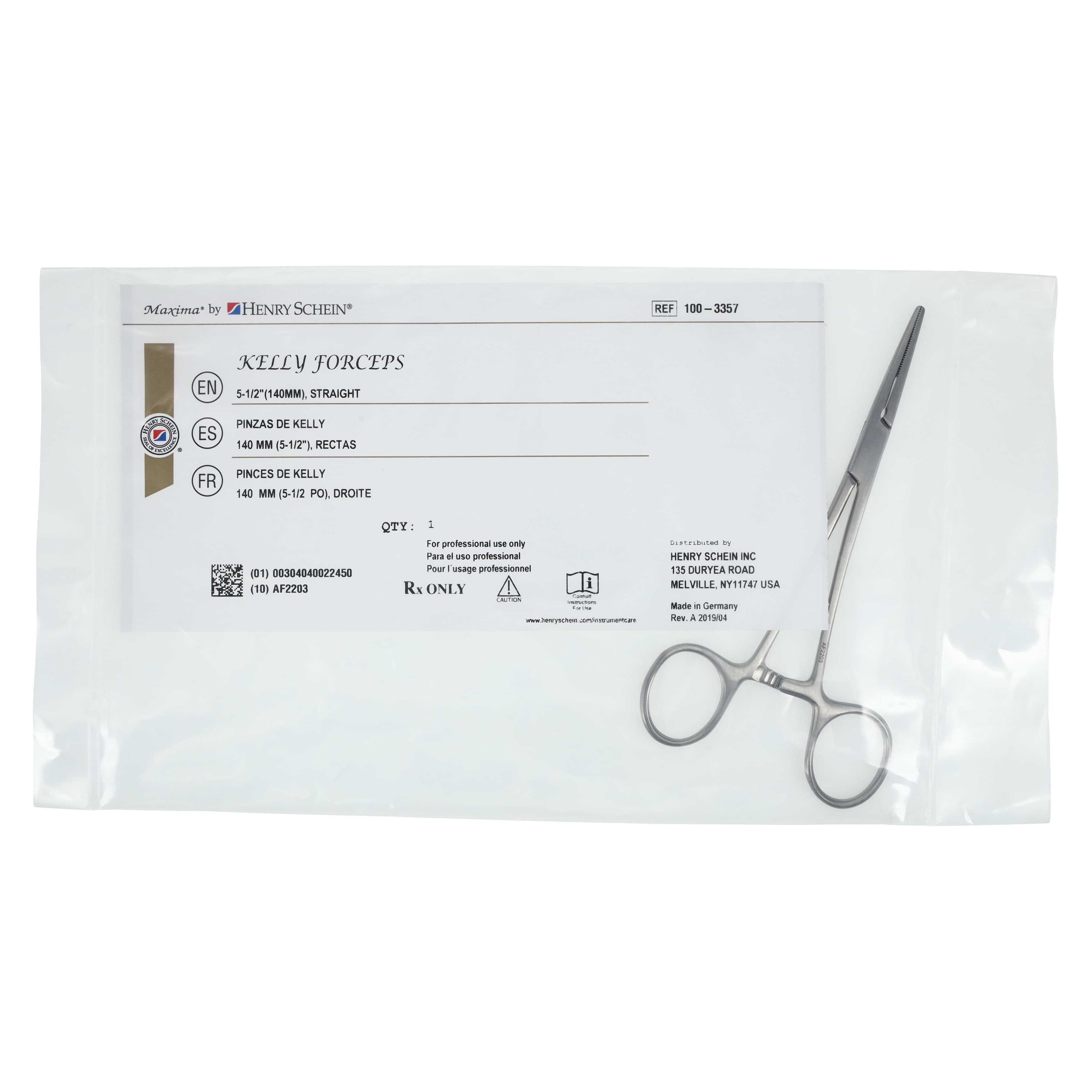 Kelly Hemostat, 5-1/2" Straight, Each thumbnail 5