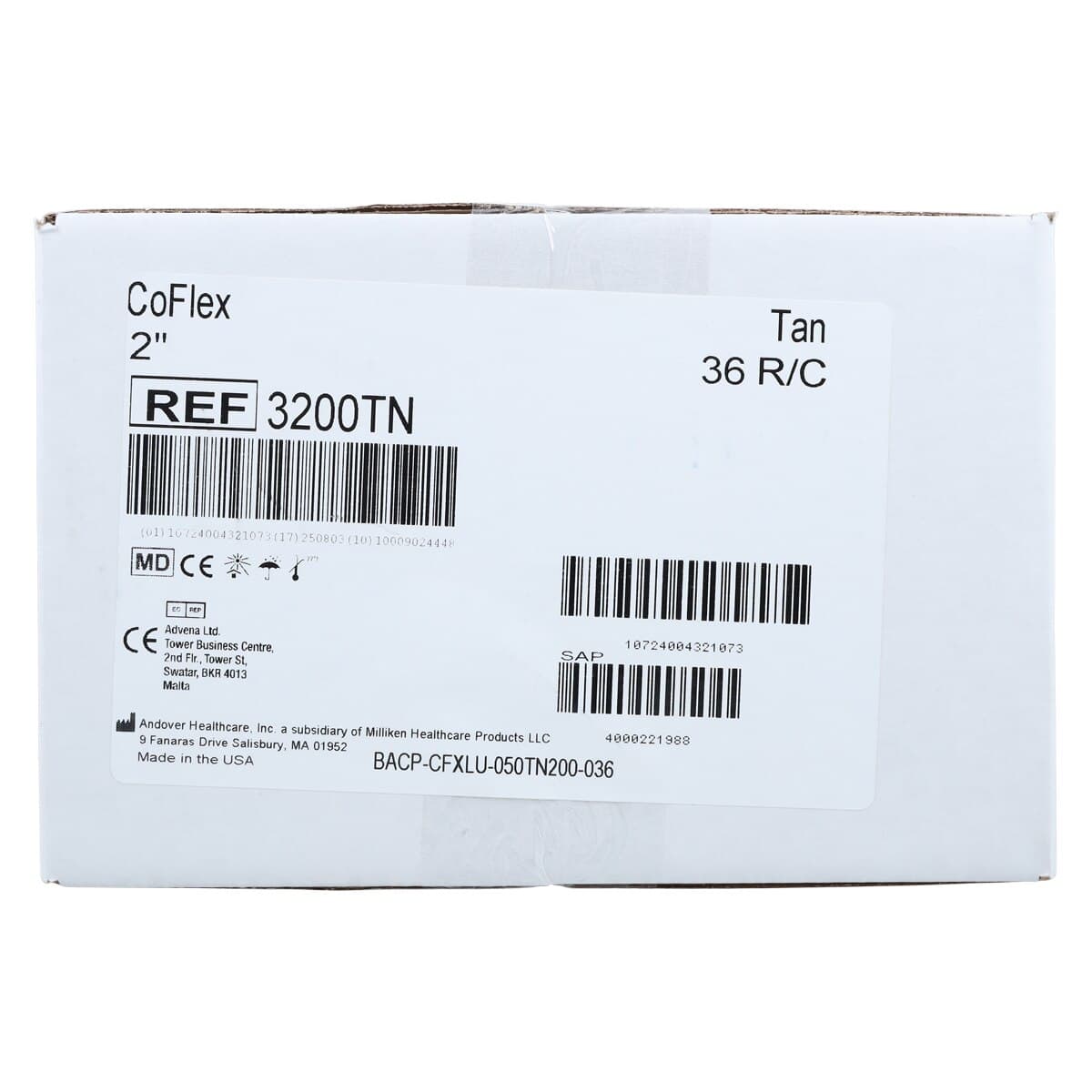 CoFlex LF Cohesive Bandage, 2" x 5 yd, Tan, Non-Sterile, 36/Box thumbnail 4