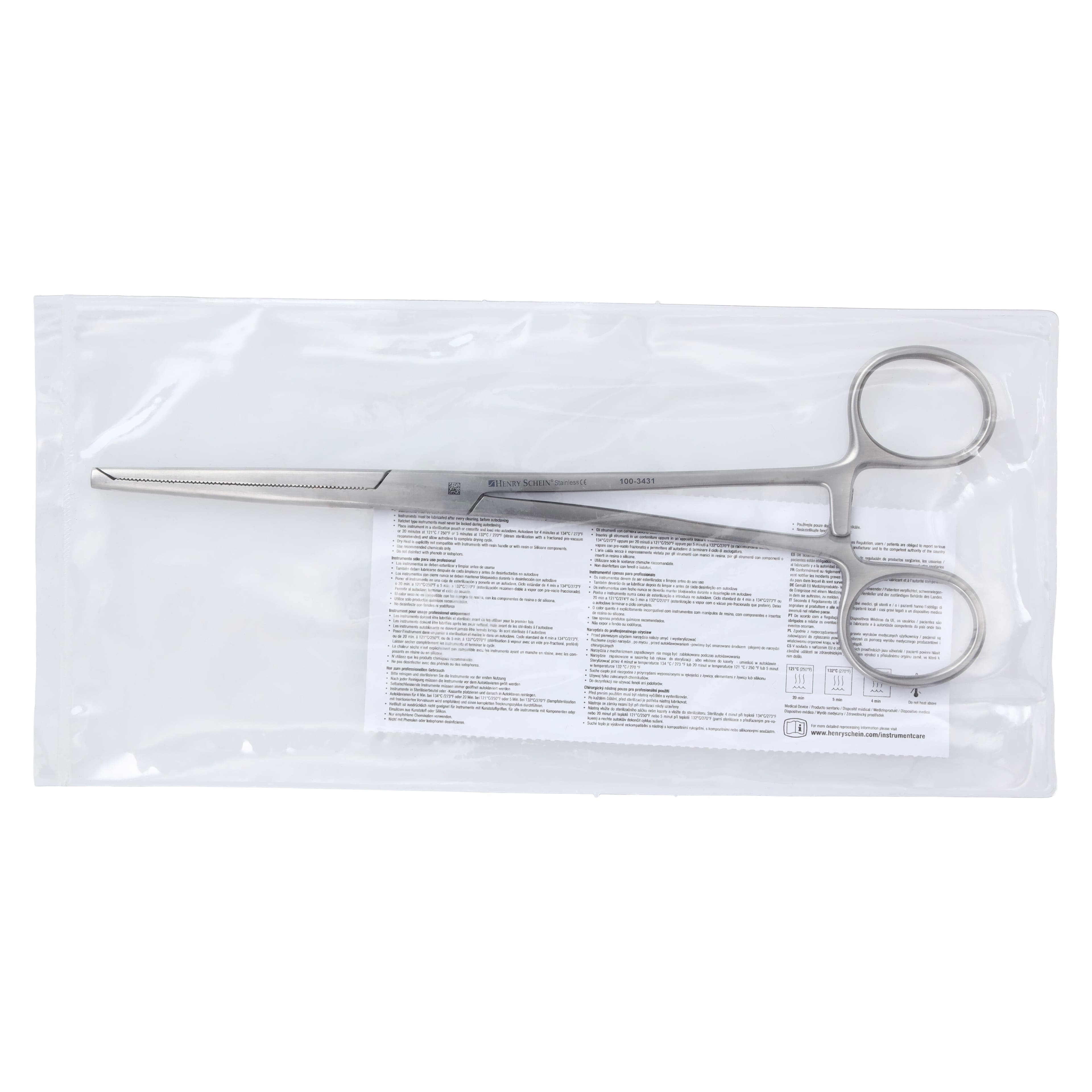 Rochester-Ochsner Hemostatic Forceps, Straight, 8 inch thumbnail 7