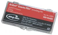 Ardent Exacta-Film Articulating Film, Black/Black, 19 Microns (0.00075"), Double-Sided, 75 Strips/Box, 60201 - Ardent Exacta-Film 19 Microns 75/Strips Black/Black - Image 1