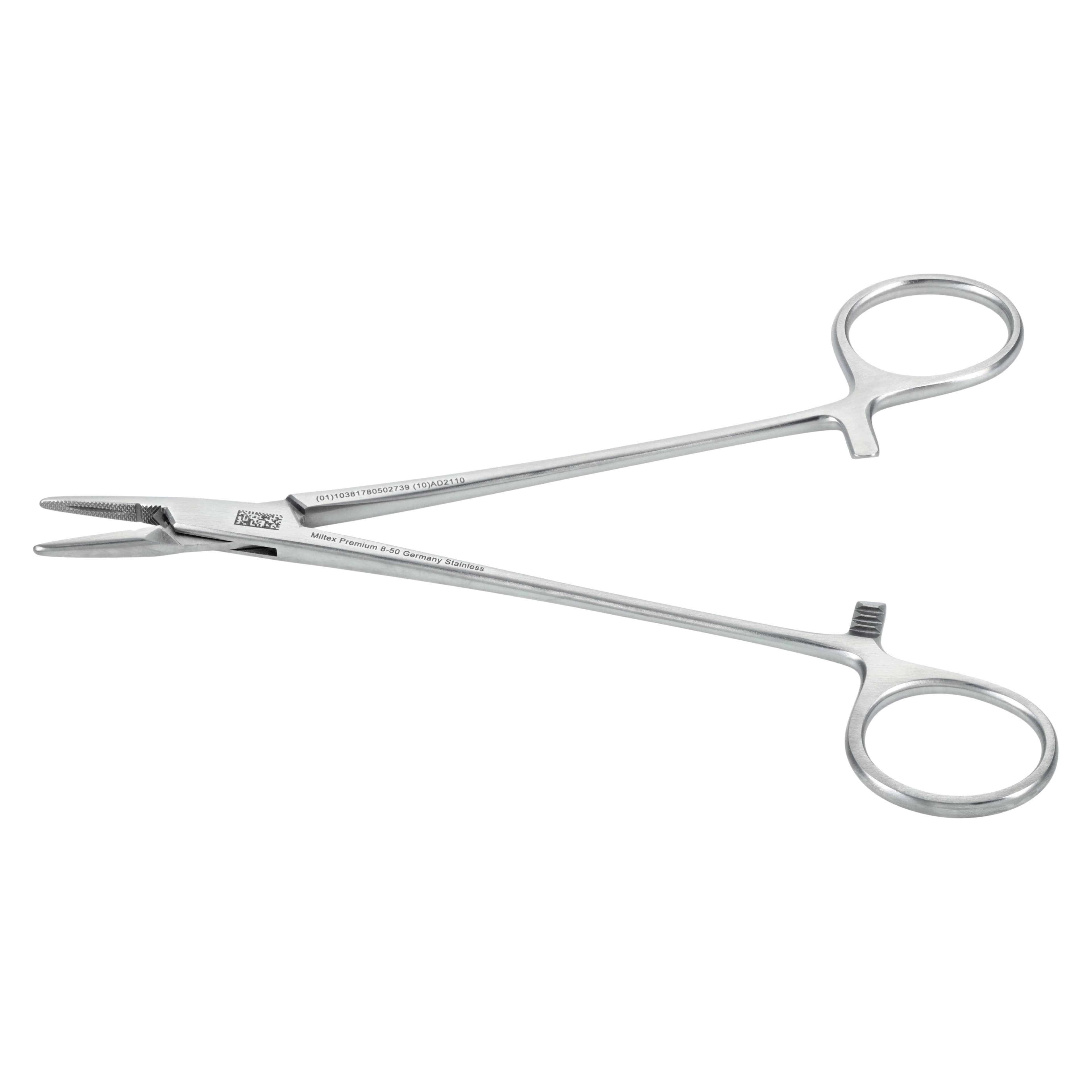 Miltex Crile-Wood Needle Holder, 6" Stainless Steel, Ceramic Tip, 1 Each - Needle Holders – Crile-Wood, 6" - Needle Holders – Crile-Wood, 6" - Image 1