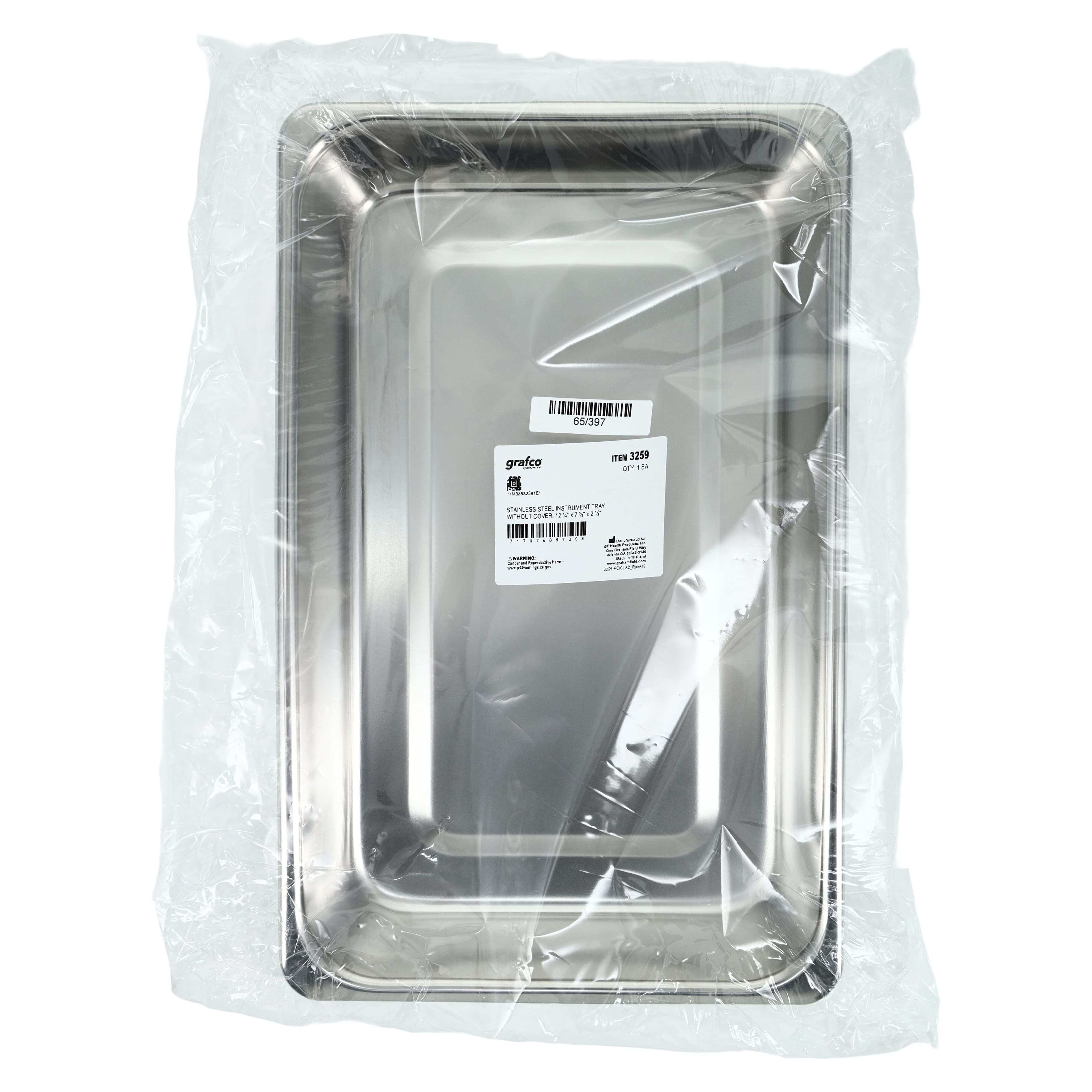 Vollrath Stainless Steel Instrument Tray, 16-3/8" x 9-3/4" x 2-1/2" thumbnail 3