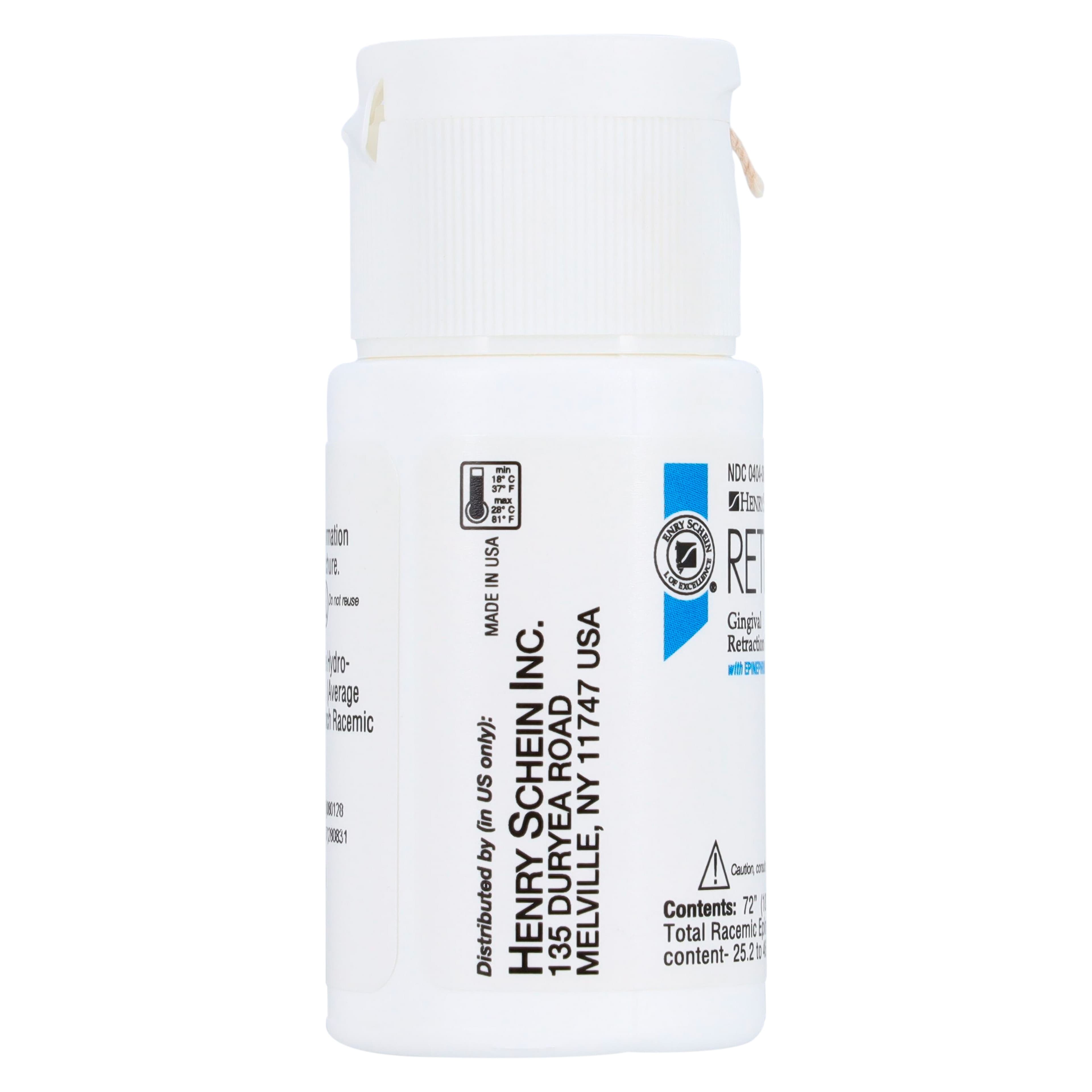 Retreat Epinephrine Twisted Gingival Retraction Cord, Size 4 Thin, 72 in, Each thumbnail 3