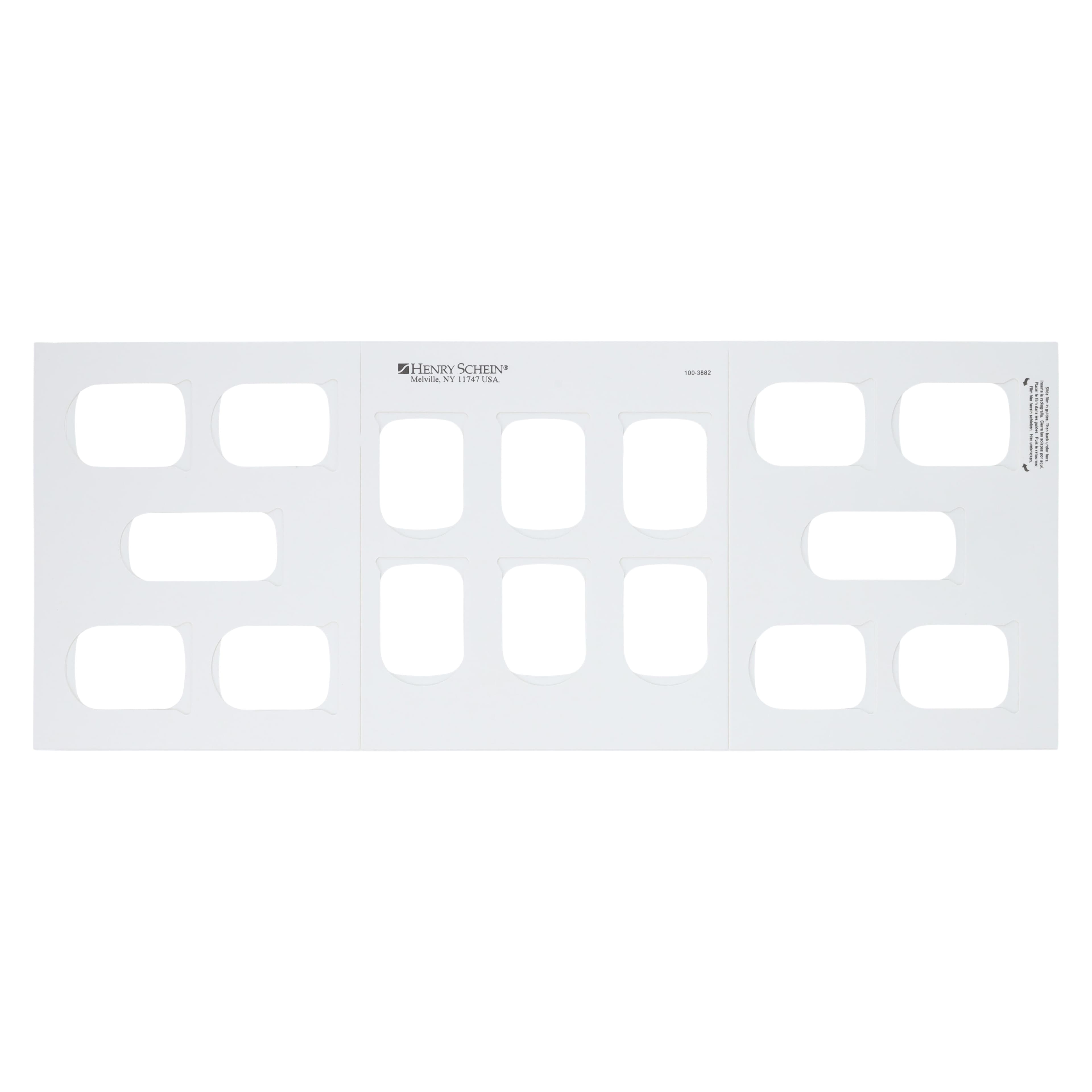 Klear-Vue Cardboard X-Ray Film Mounts, 8H-6V-2HBW, #2 Gray, 100/Box thumbnail 2