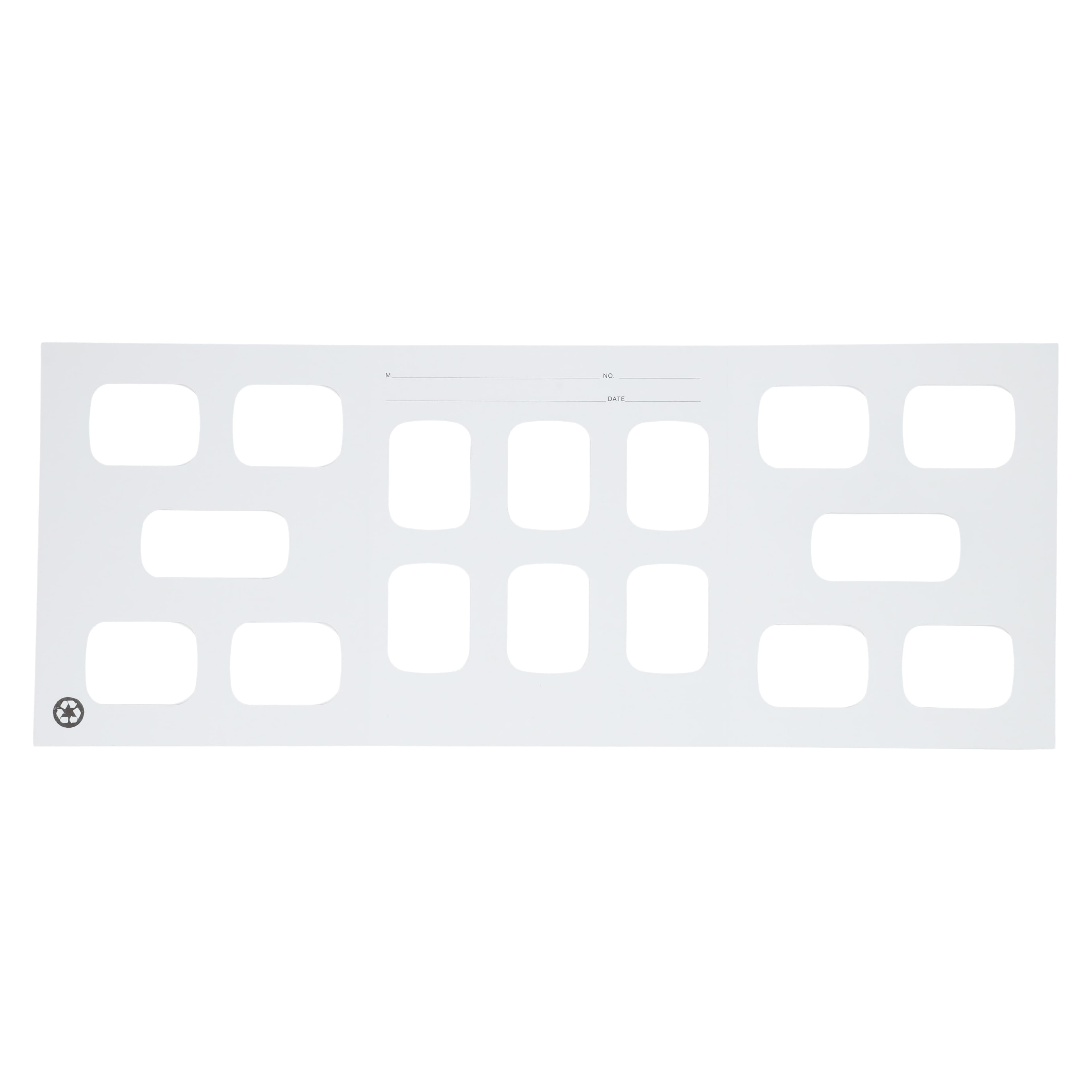 Klear-Vue Cardboard X-Ray Film Mounts, 8H-6V-2HBW, #2 Gray, 100/Box thumbnail 3