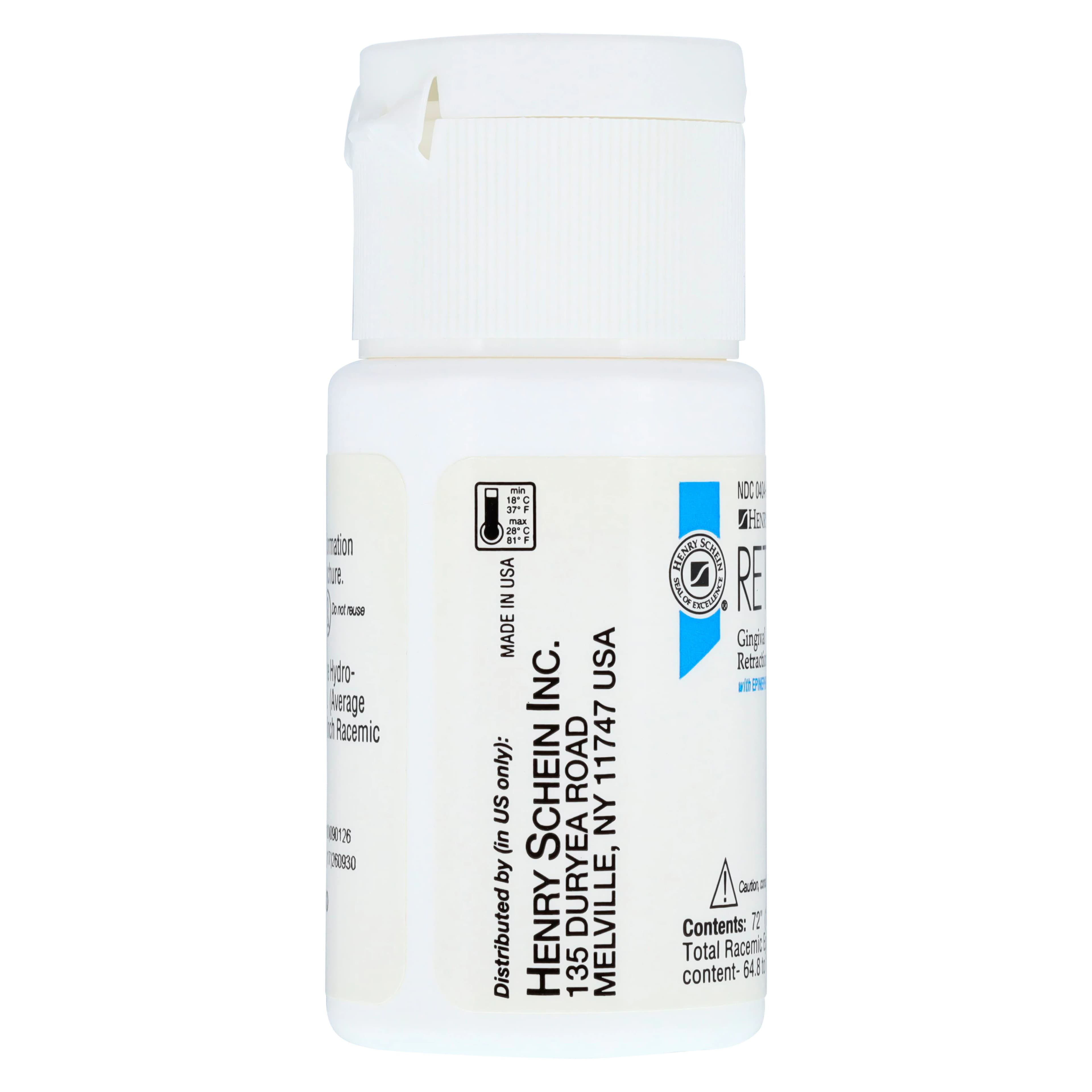 Retreat Epinephrine Twisted Gingival Retraction Cord, Size 6 (Thick), 72 in, Dispenser Tip Cap, Each thumbnail 3